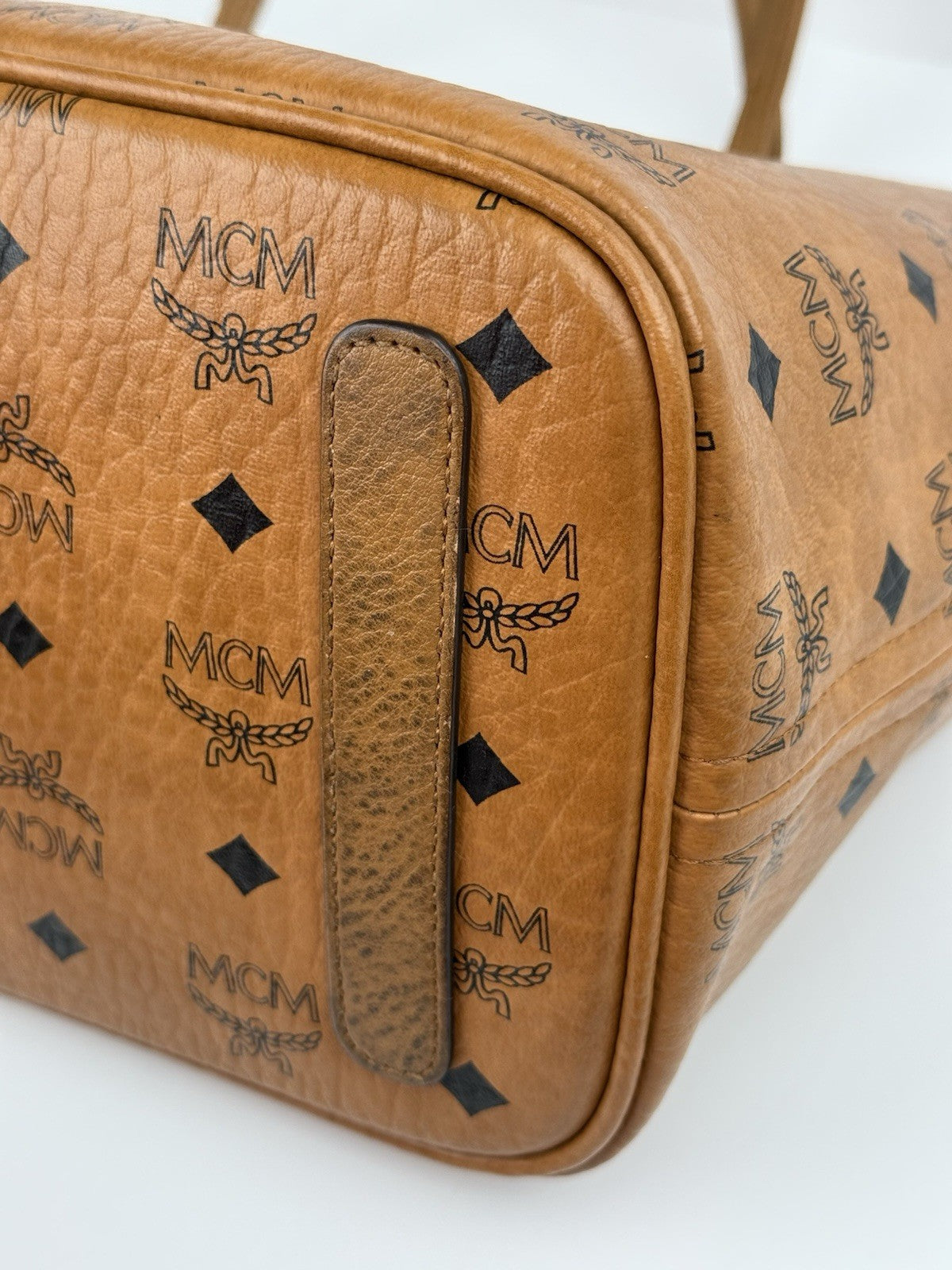 MCM Bag Visetos Medium Liz Reversible Shopper Tote Bag