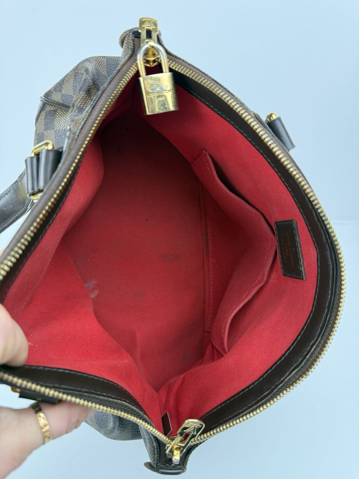 Louis Vuitton Verona Shoulder Bag PM Brown Canvas
