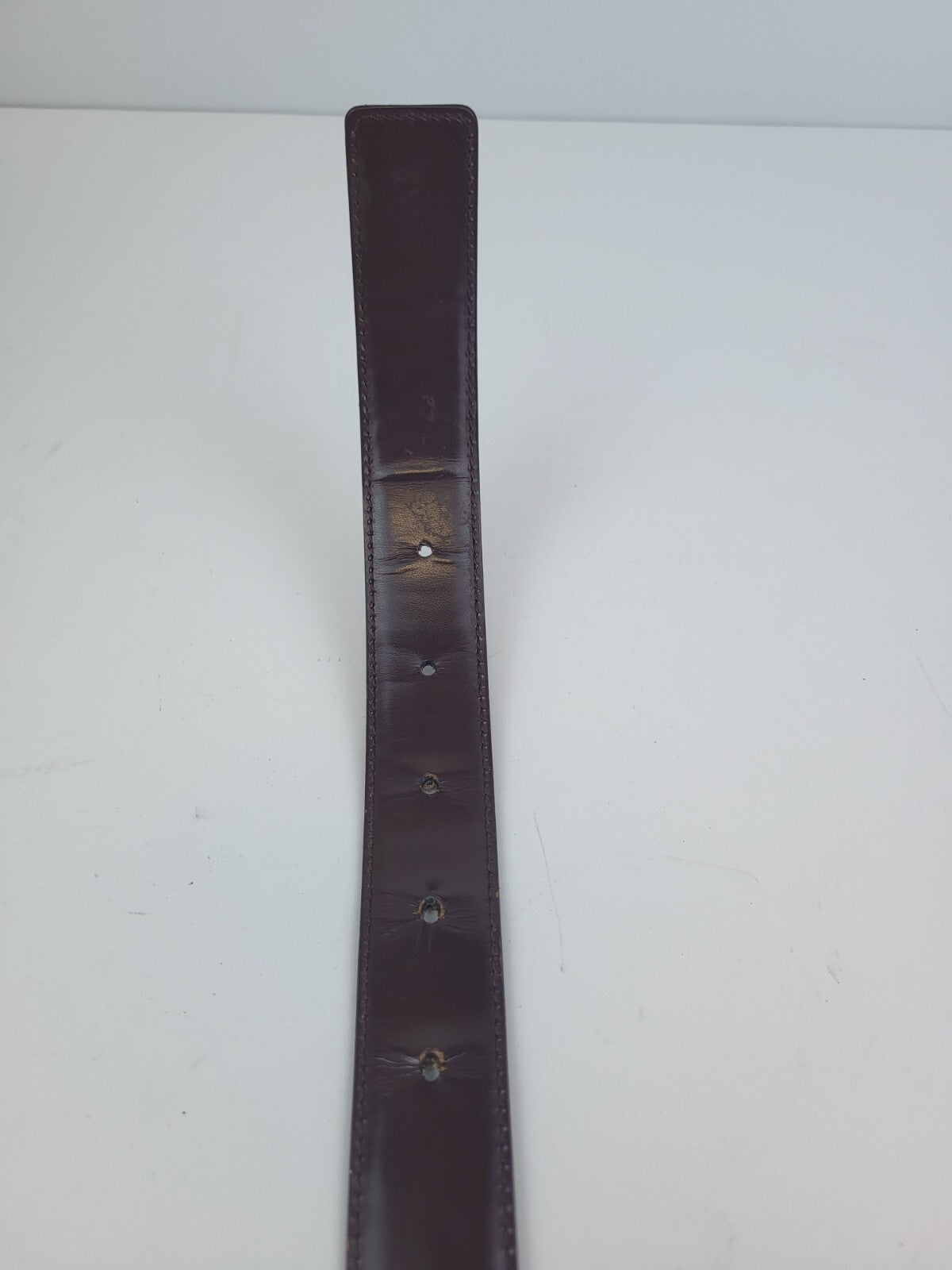Salvatore Ferragamo Belt Black Leather 38in Length