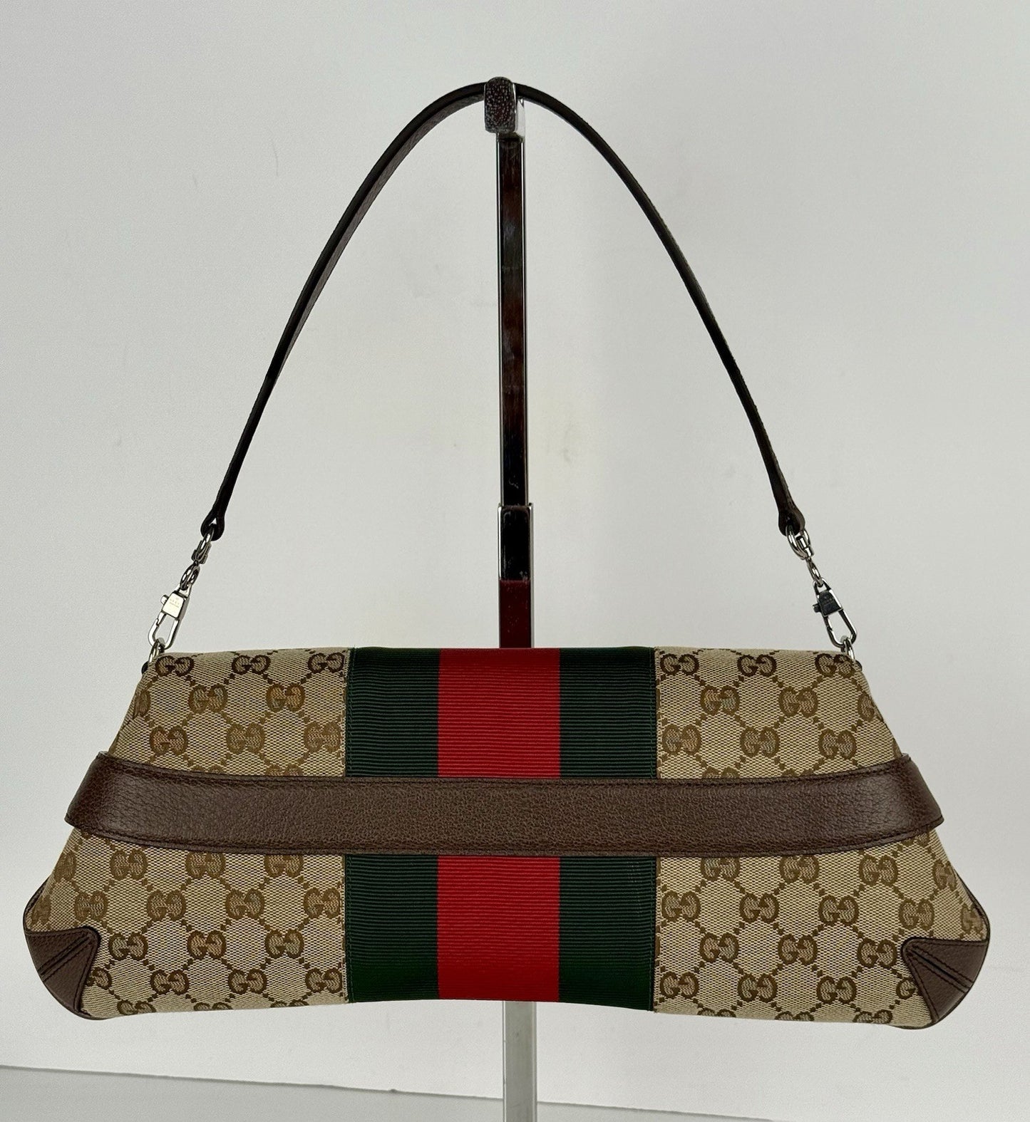 Gucci Horsebit Bag Canvas Shoulder Bag
