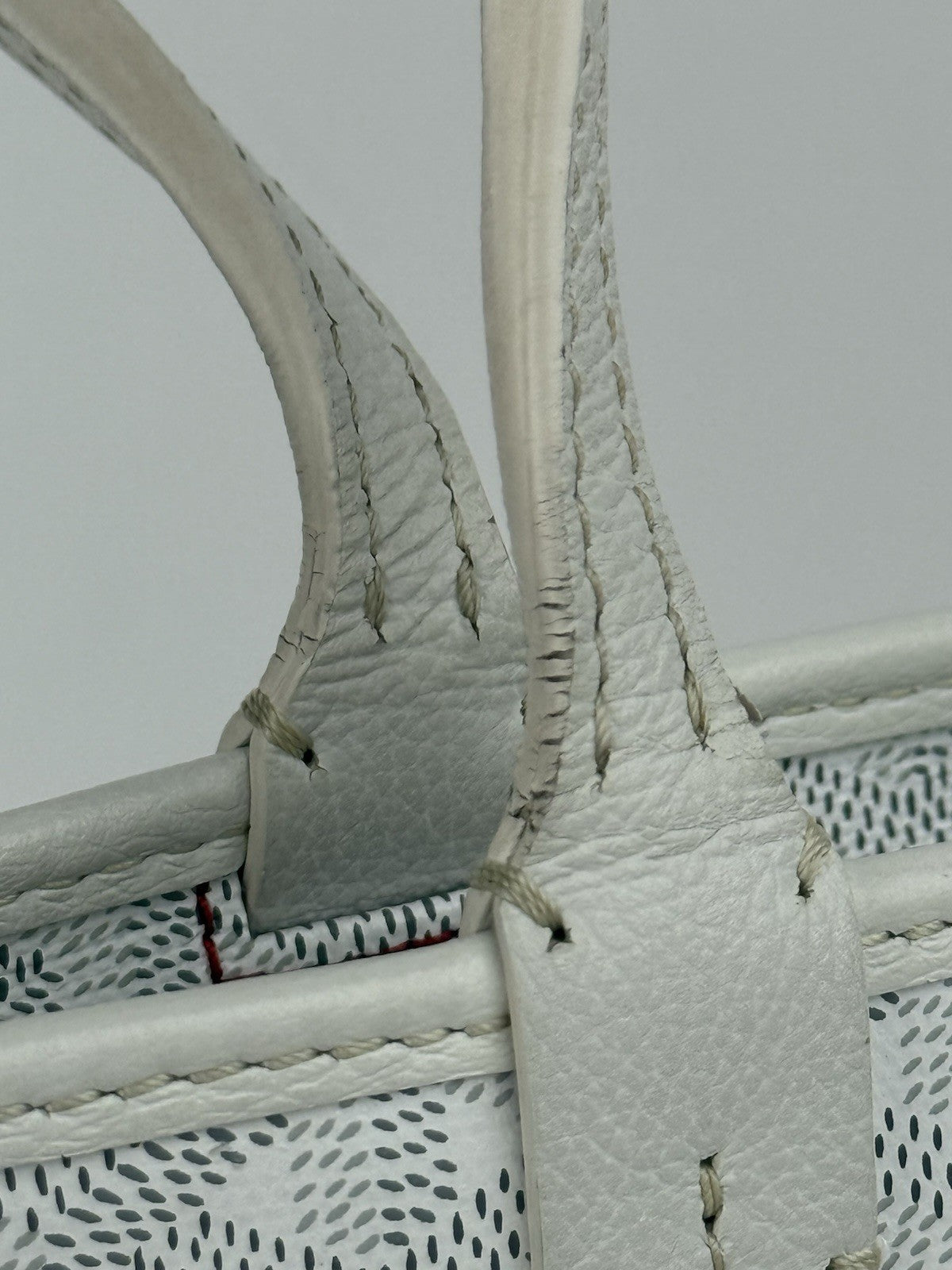 Goyard Goyardine Artois PM White Gore Bag