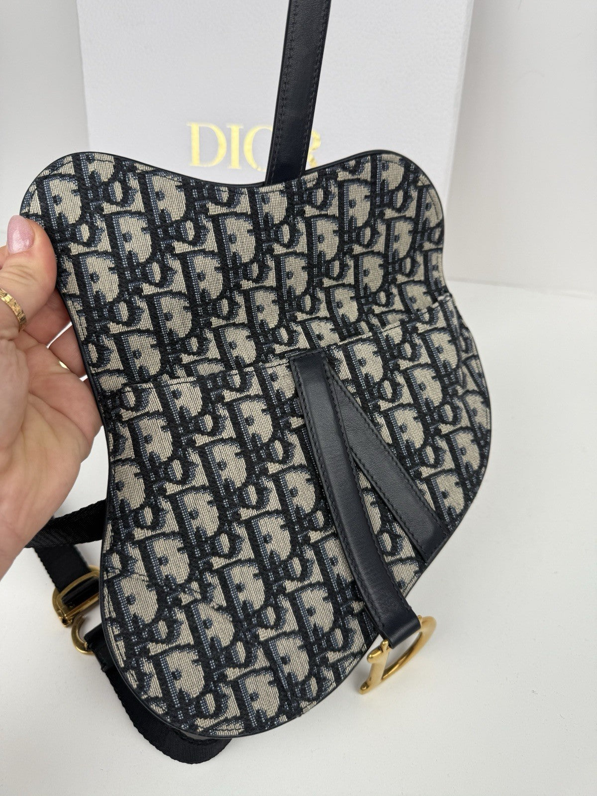Dior Oblique Saddle Pouch Belt Bag