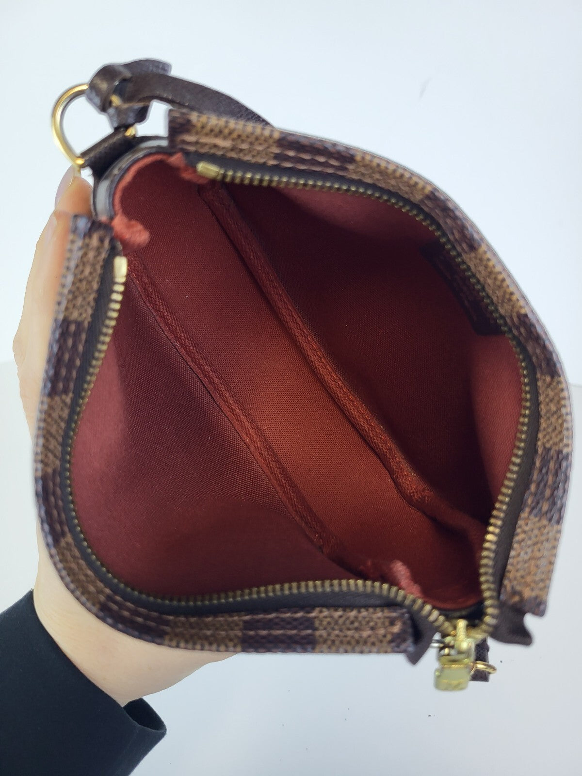 Louis Vuitton Damier Ebene Top Handle Bag Vintage
