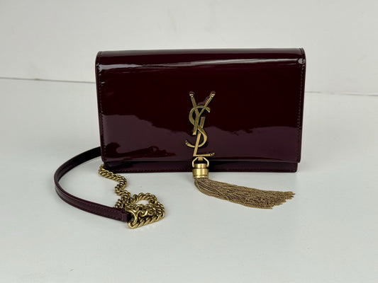 Saint Laurent Kate Tassel Chain Wallet Bag