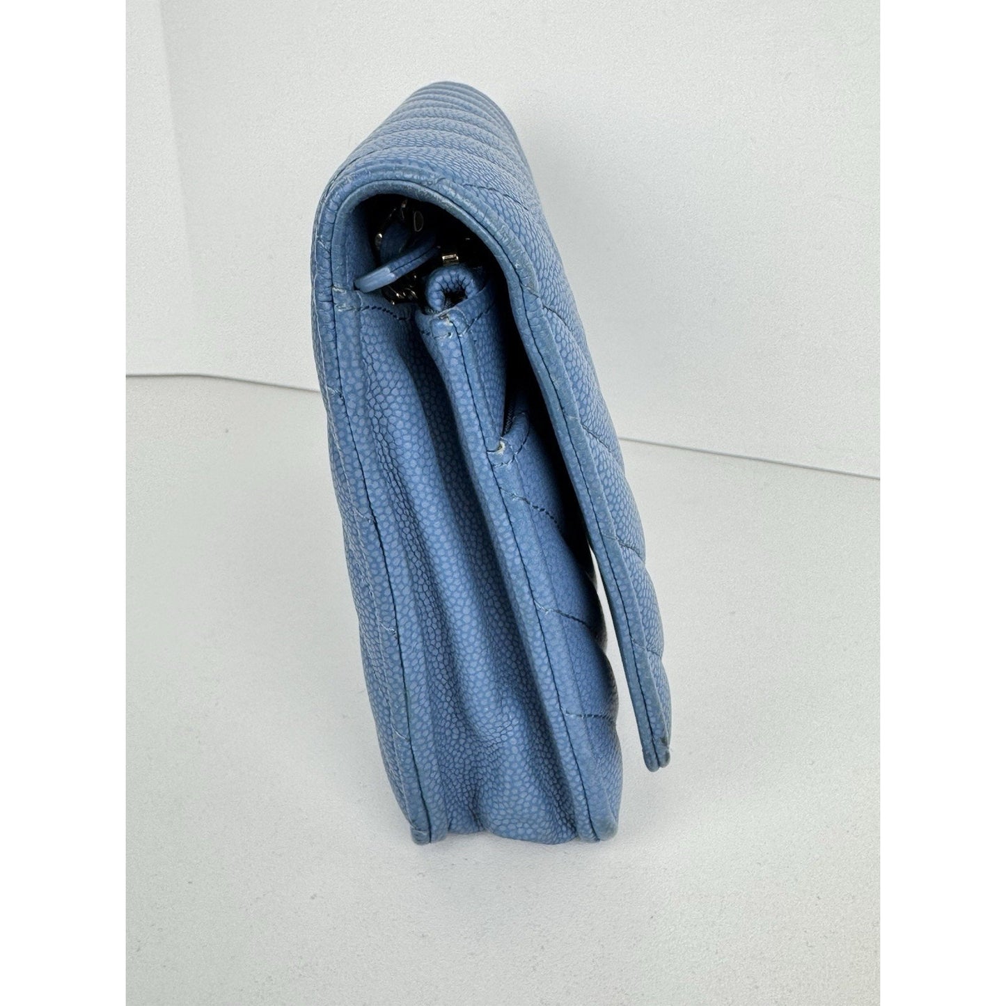 Chanel Wallet on Chain Chevron Caviar Leather B-6