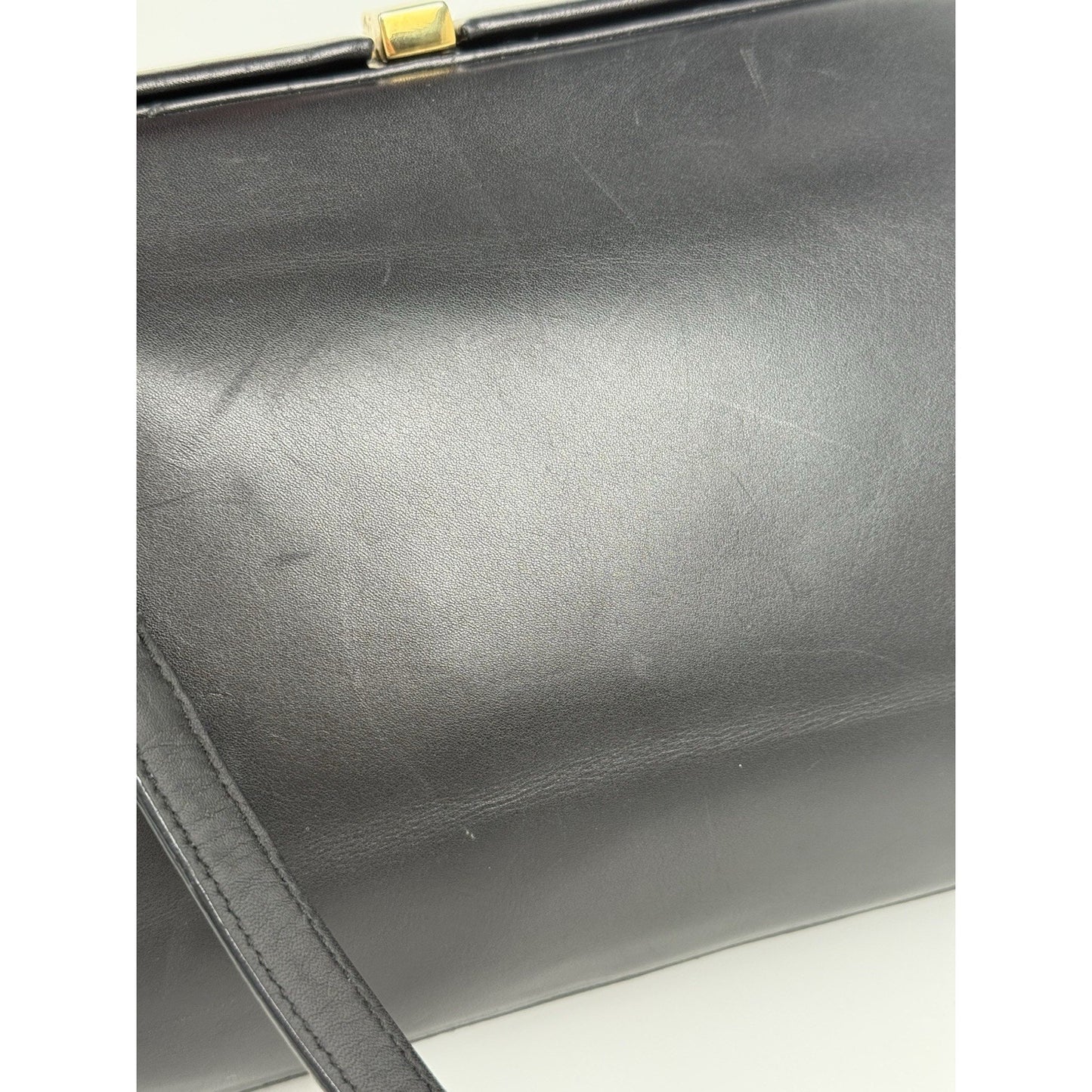 The Row Black Leather Doctor Bag