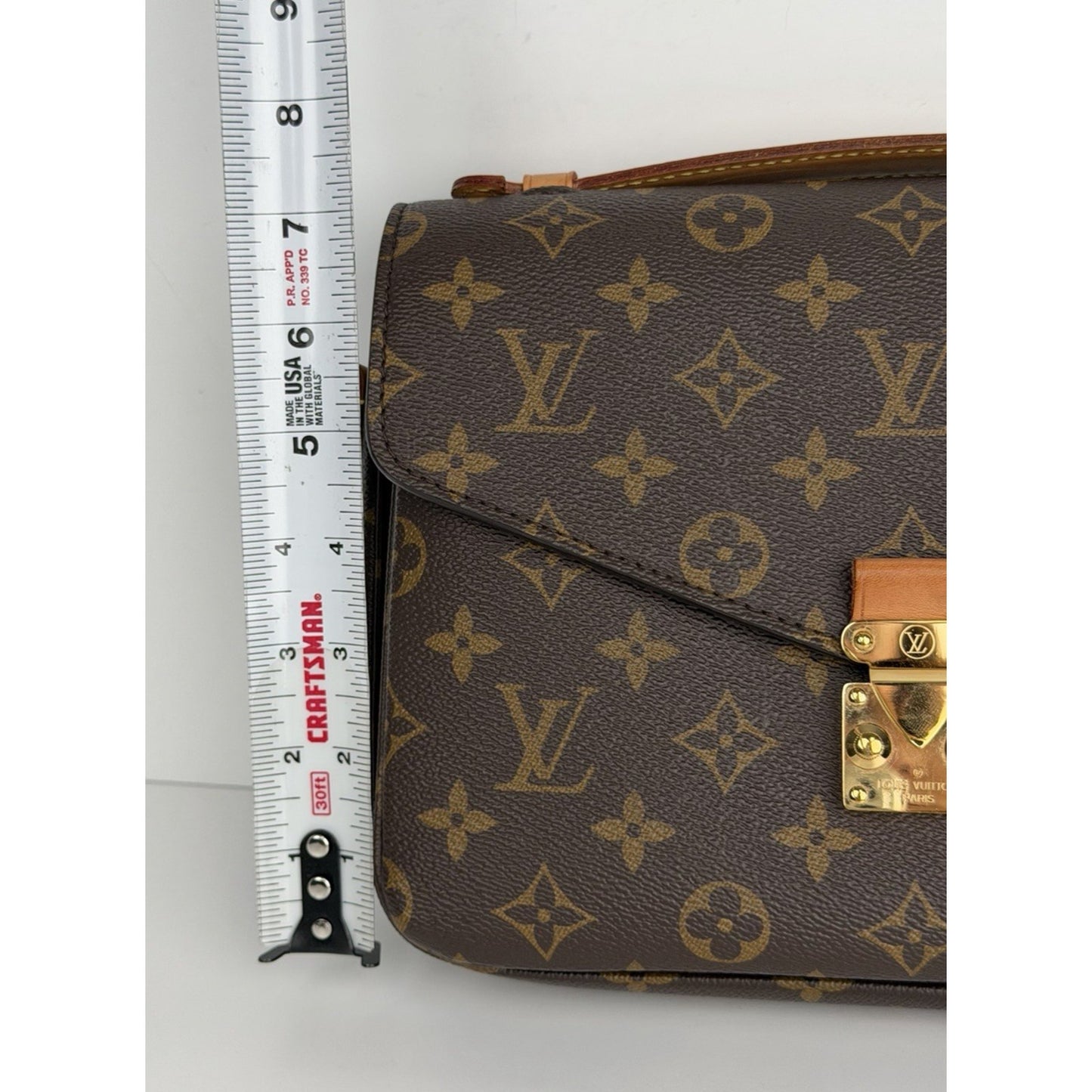 Louis Vuitton Pochette Metis MM Handbag in Monogram Coated Canvas NFC E1