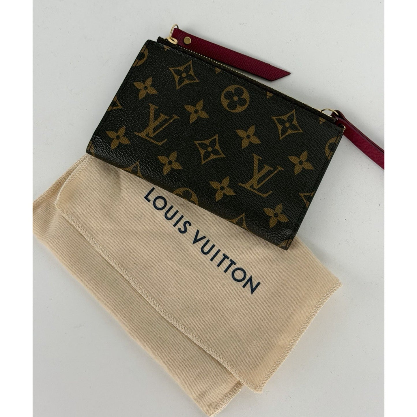 Louis Vuitton Adele Compact Wallet in LV Monogram Coated Canvas 2015