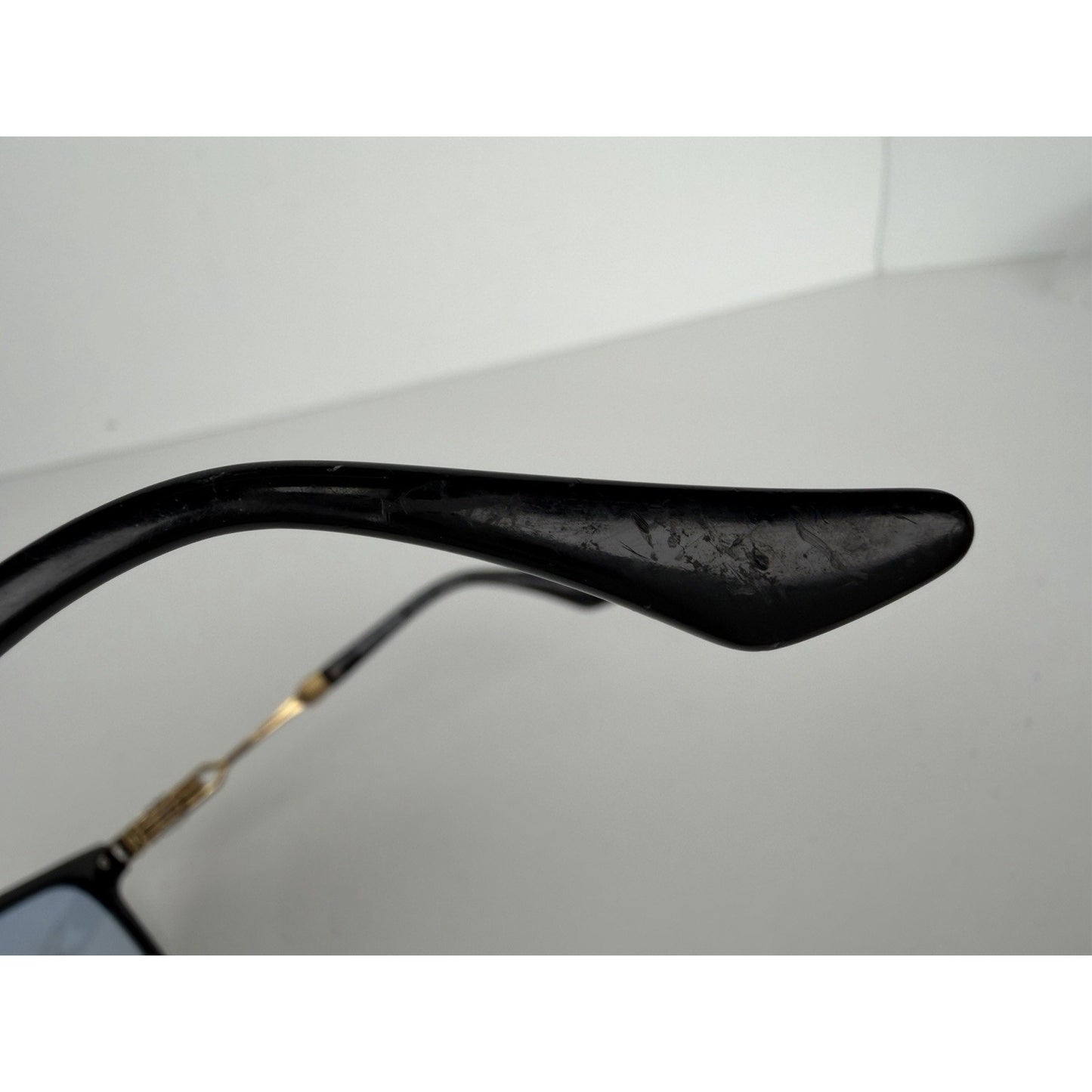 Chrome Hearts Eyeglasses Frame Titanium IP CH5605 Black&Gold K1