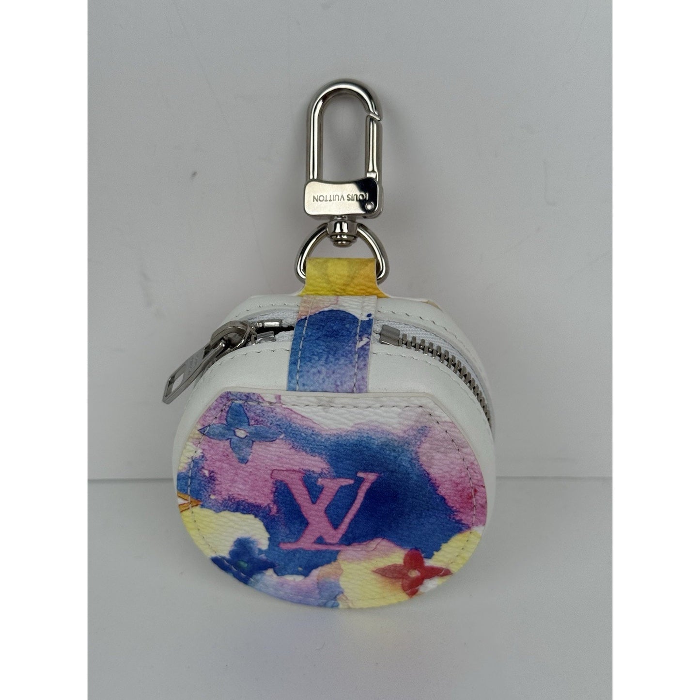 Louis Vuitton Etui Earphones Rainbow Monogram Canvas with Silver-Tone Hardware