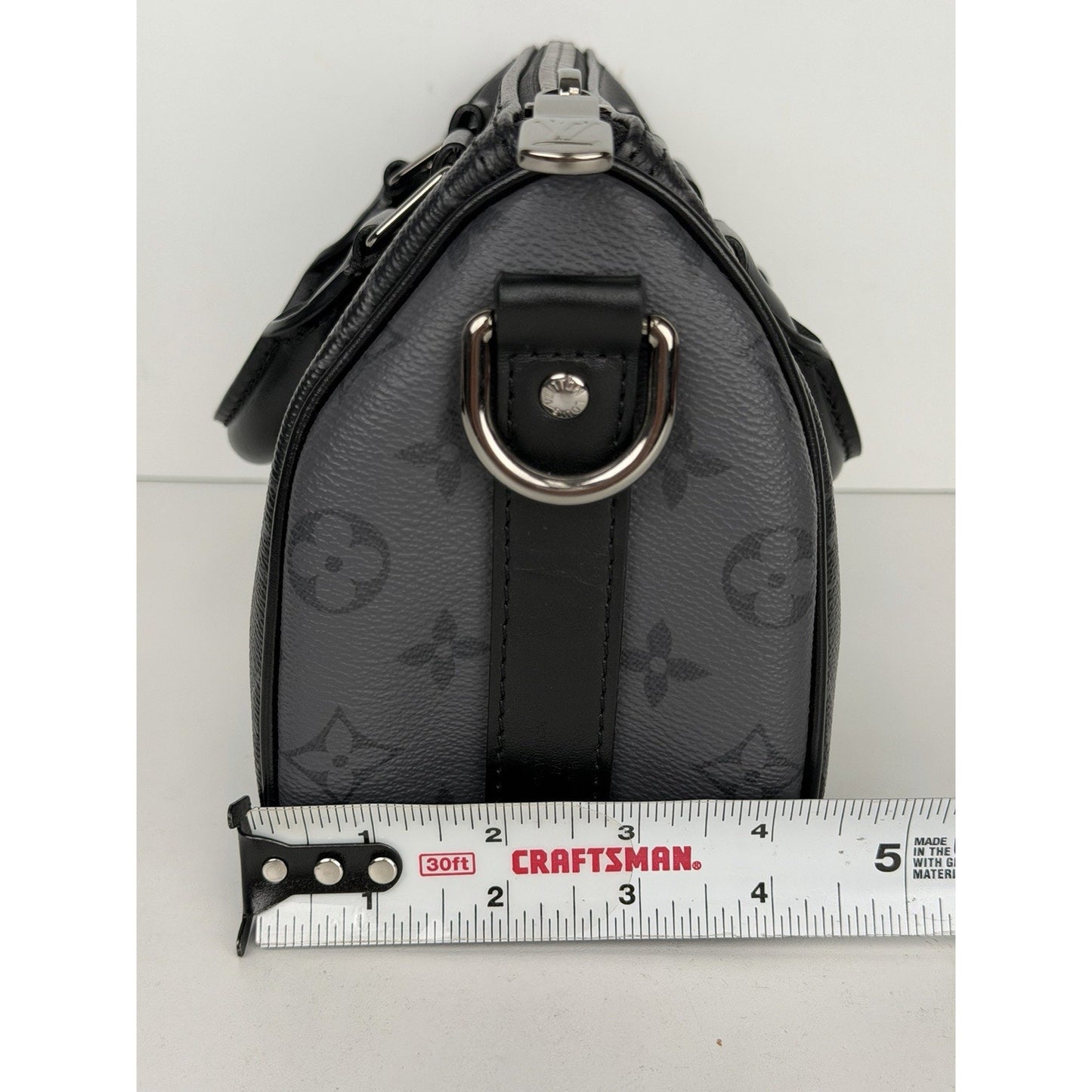 Louis Vuitton Keepall Bandouliere 25 in Monogram Eclipse Coated Canvas NFC U1