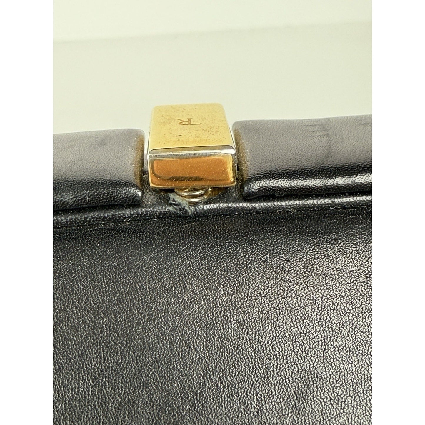 The Row Black Leather Doctor Bag