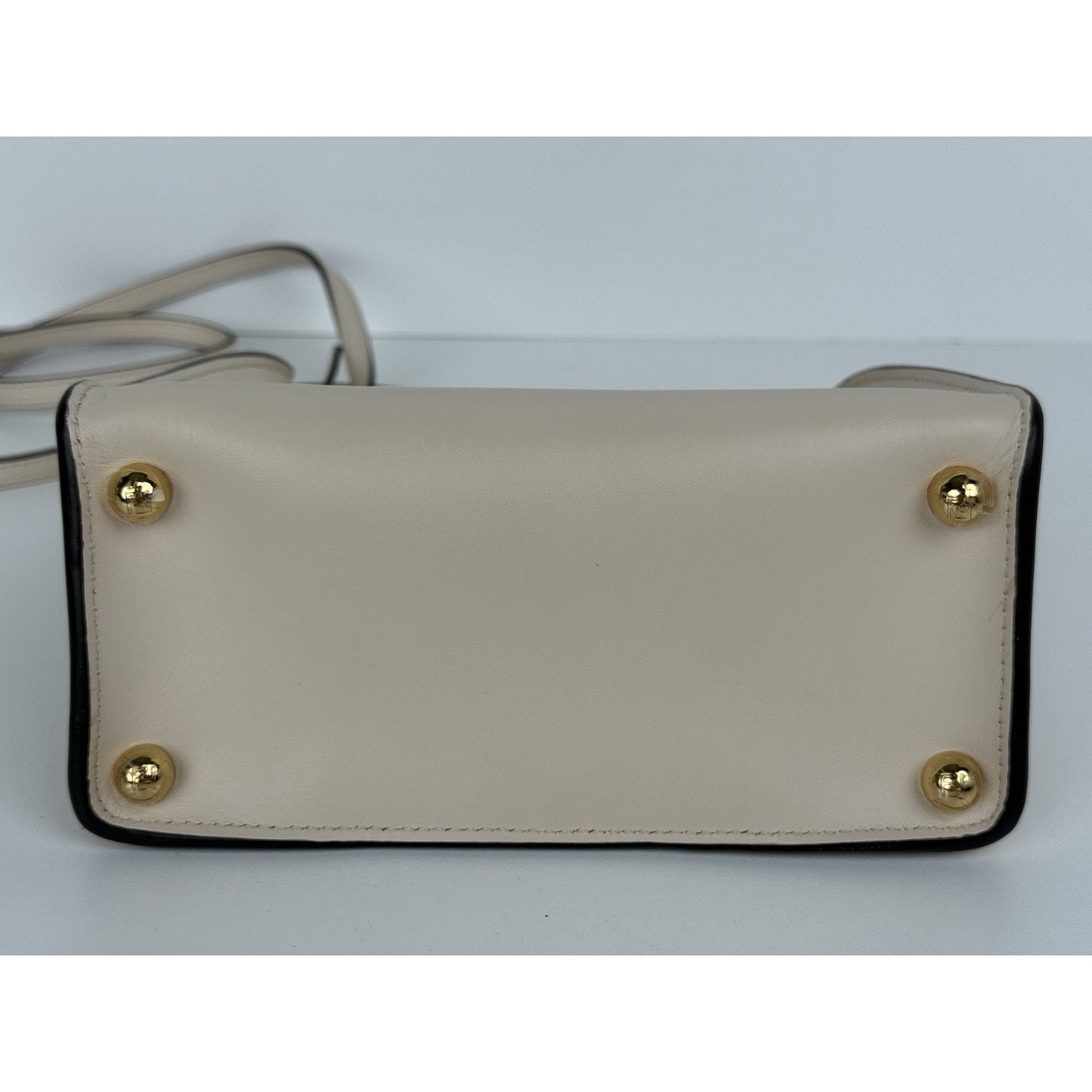 Fendi Way Small Tote Women's Crossbody Bag in Beige