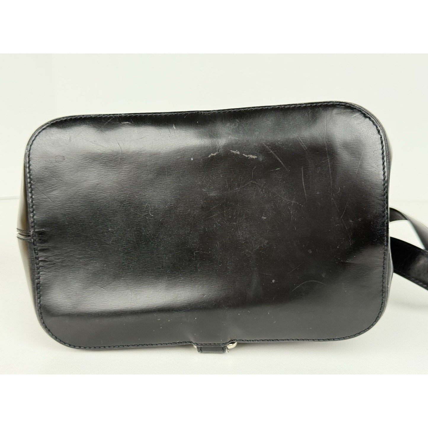 Panther de Cartier Black Patent Leather Shoulder Bag