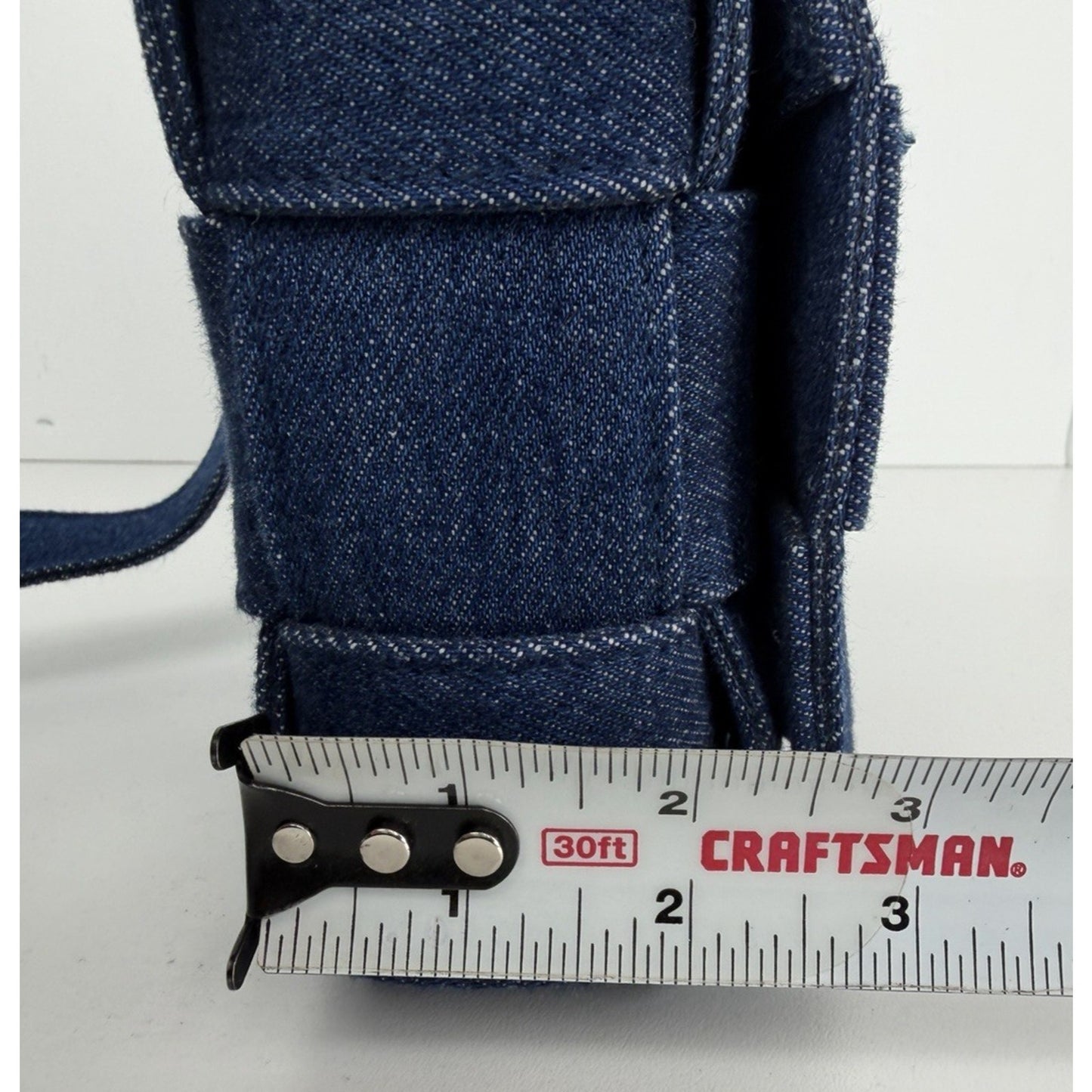 Bottega Veneta Cassette Crossbody Bag in Blue Denim Intrecciato Regular C3