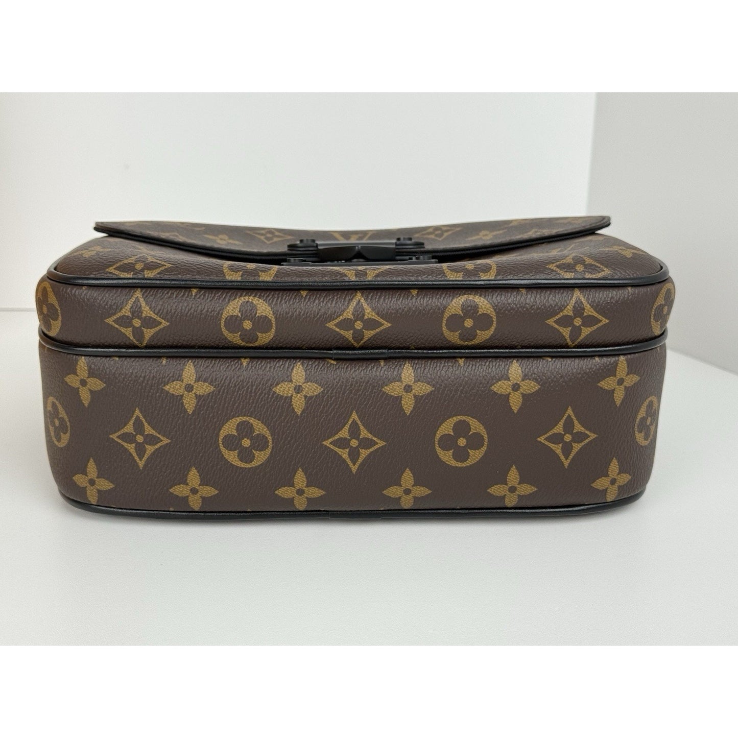 Louis Vuitton S Lock Monogram Macassar Canvas Crossbody Bag