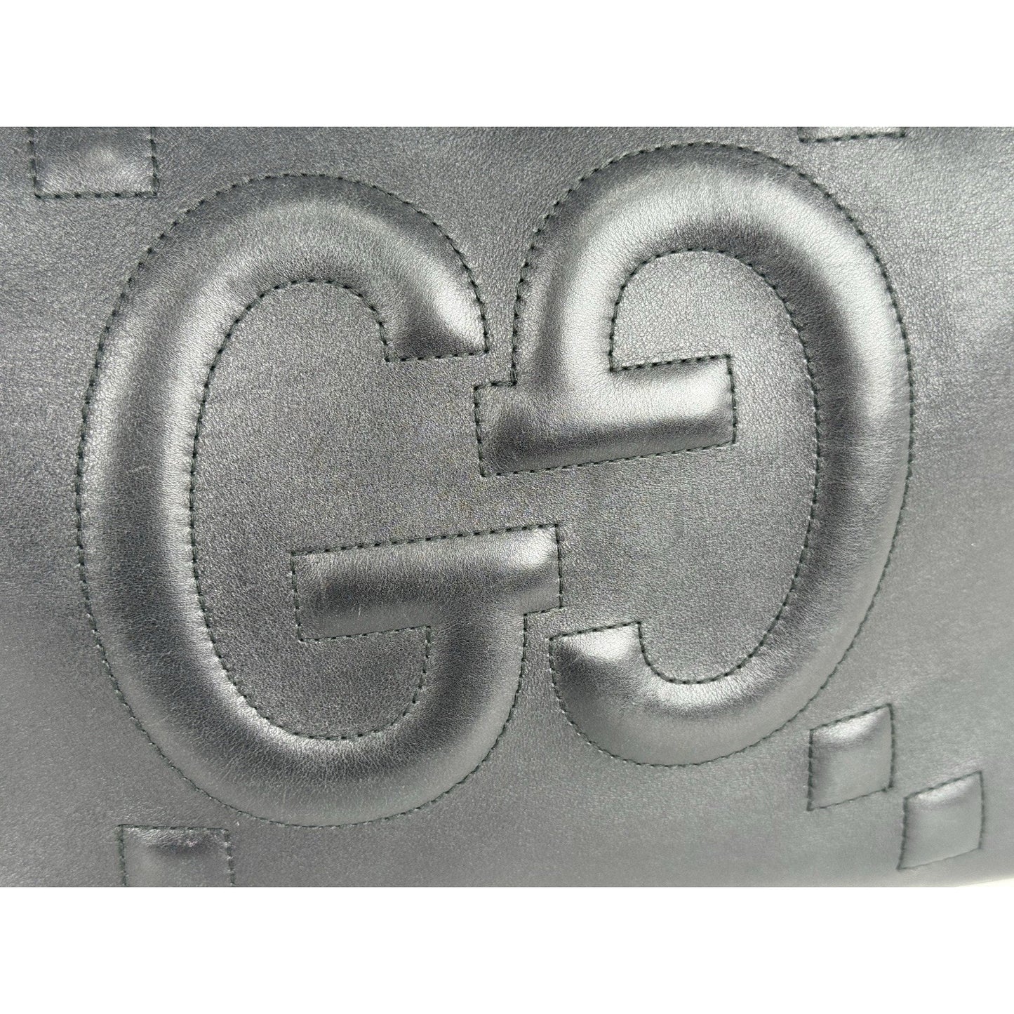 Gucci GG Apollo Black Leather Women’s Shoulder Bag