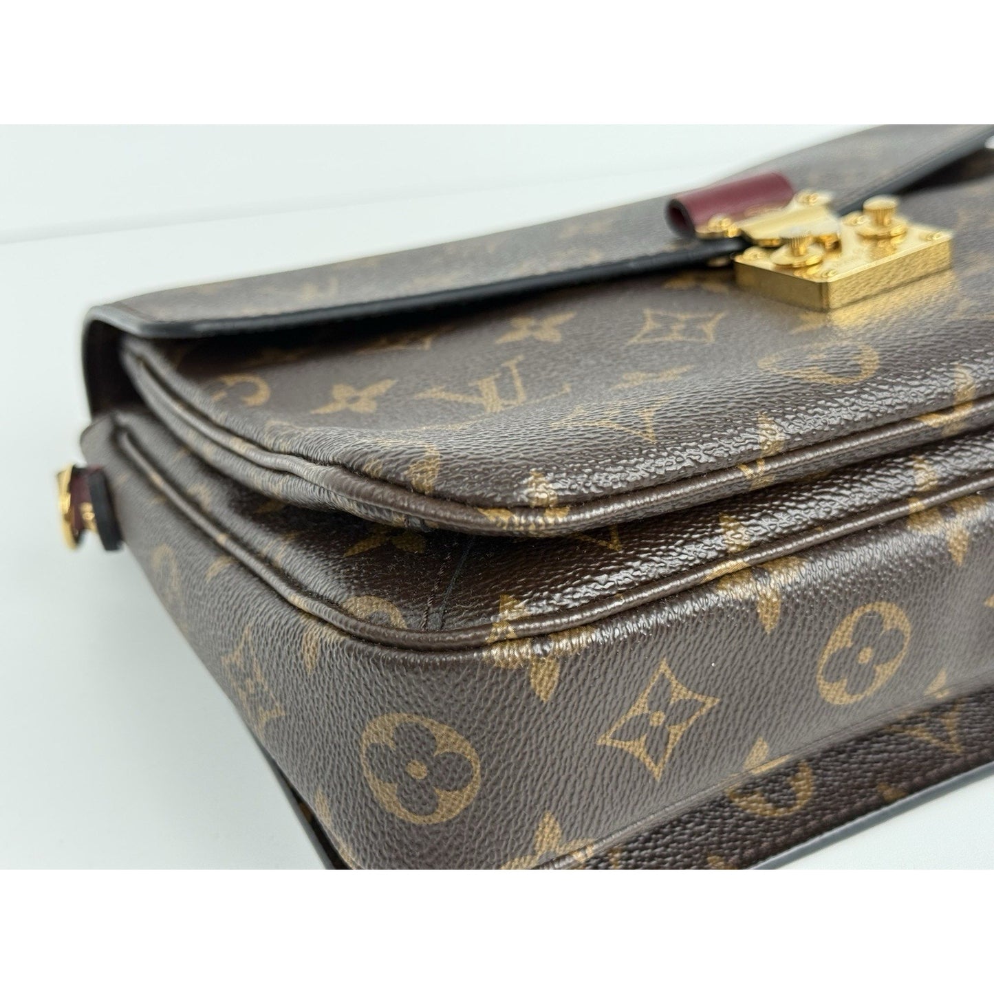 Louis Vuitton Monogram Braided Pochette Métis Coquelicot Crossbody Bag