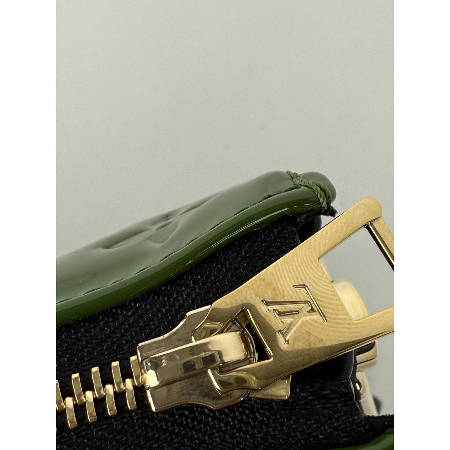 Louis Vuitton Monogram Vernis Coussin PM Green Patent Leather
