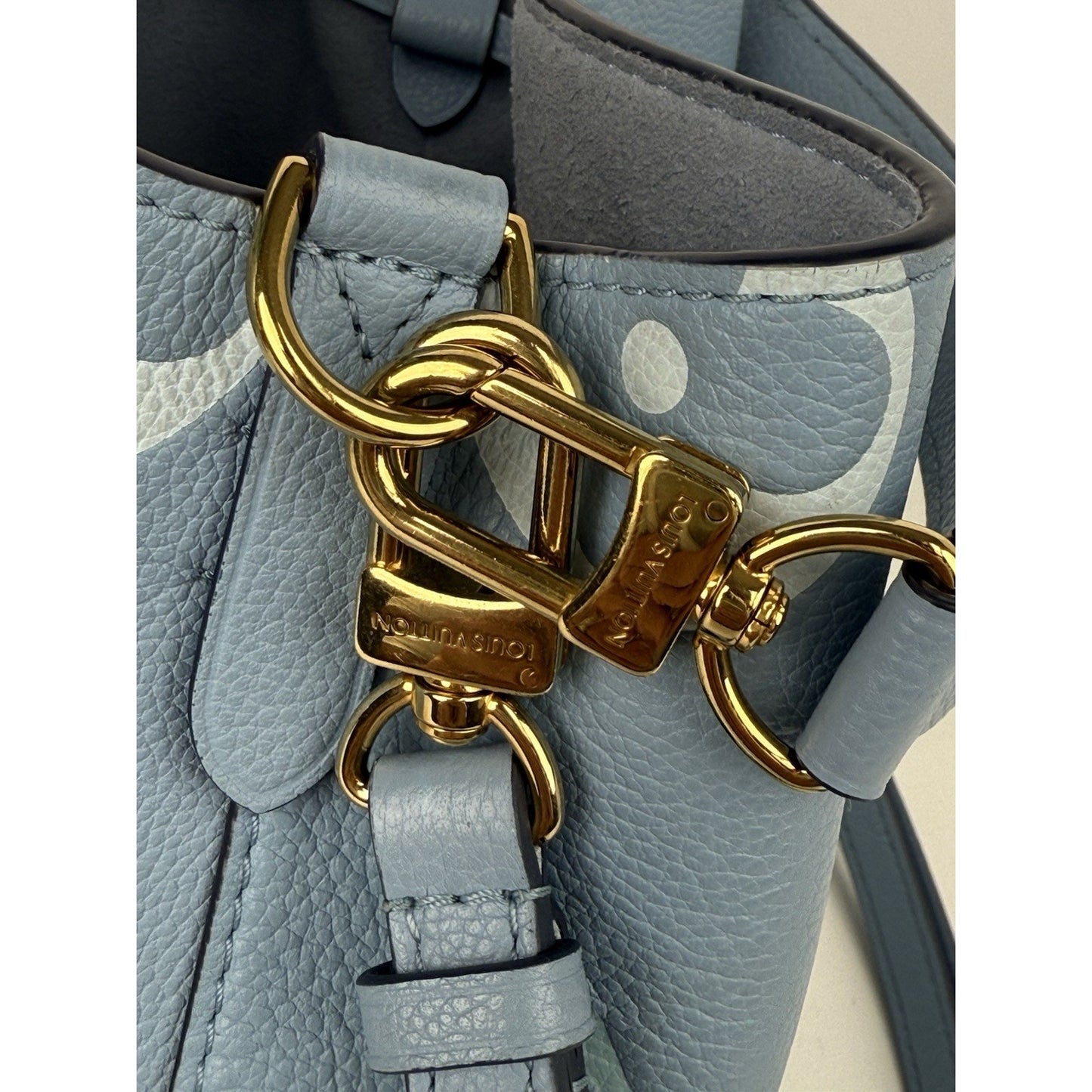 LOUIS VUITTON Giant Monogram Neonoe BB Blue Empriente Women's Shouder Bag