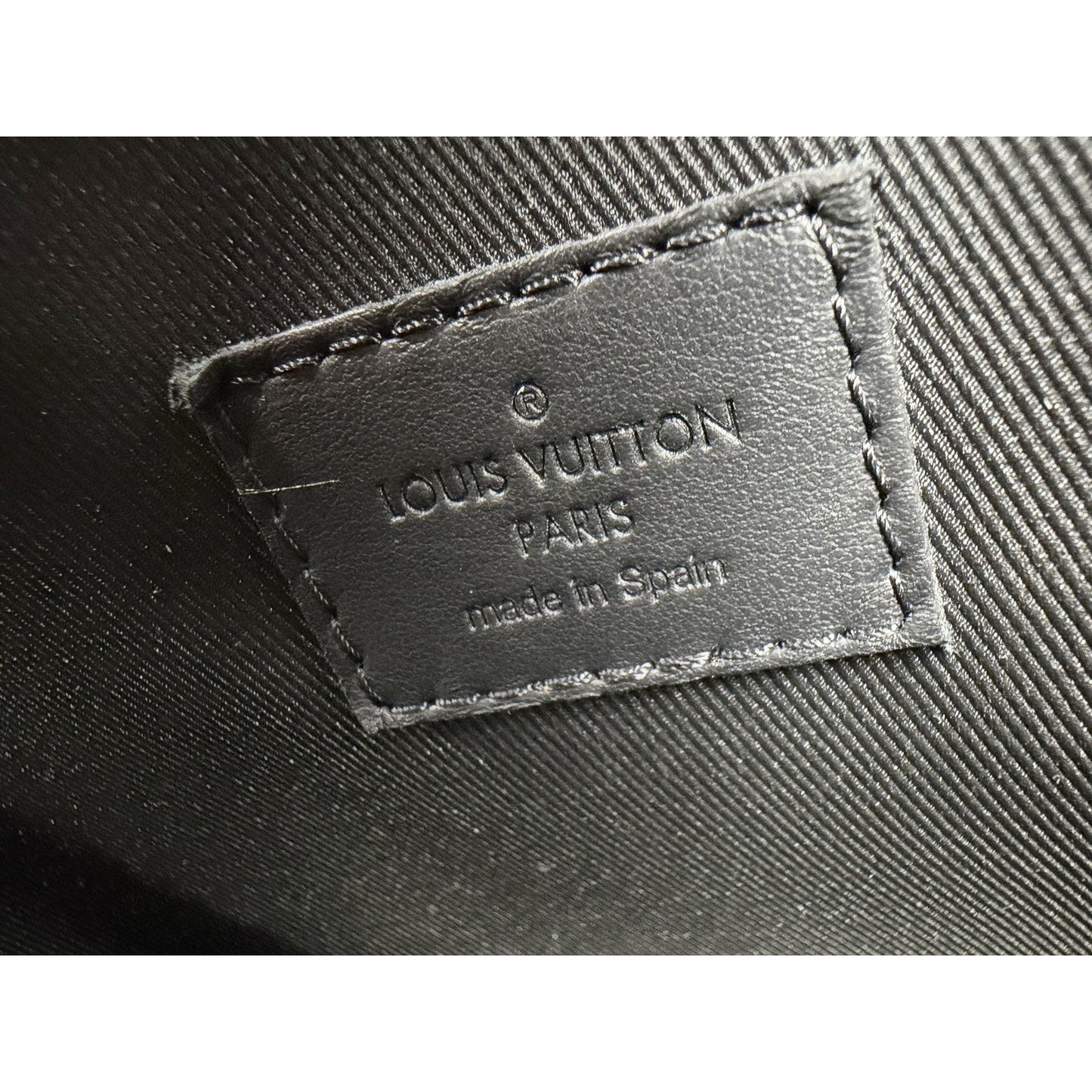 Louis Vuitton Fastline Backpack in Black Grained Calfskin Leather NFC S