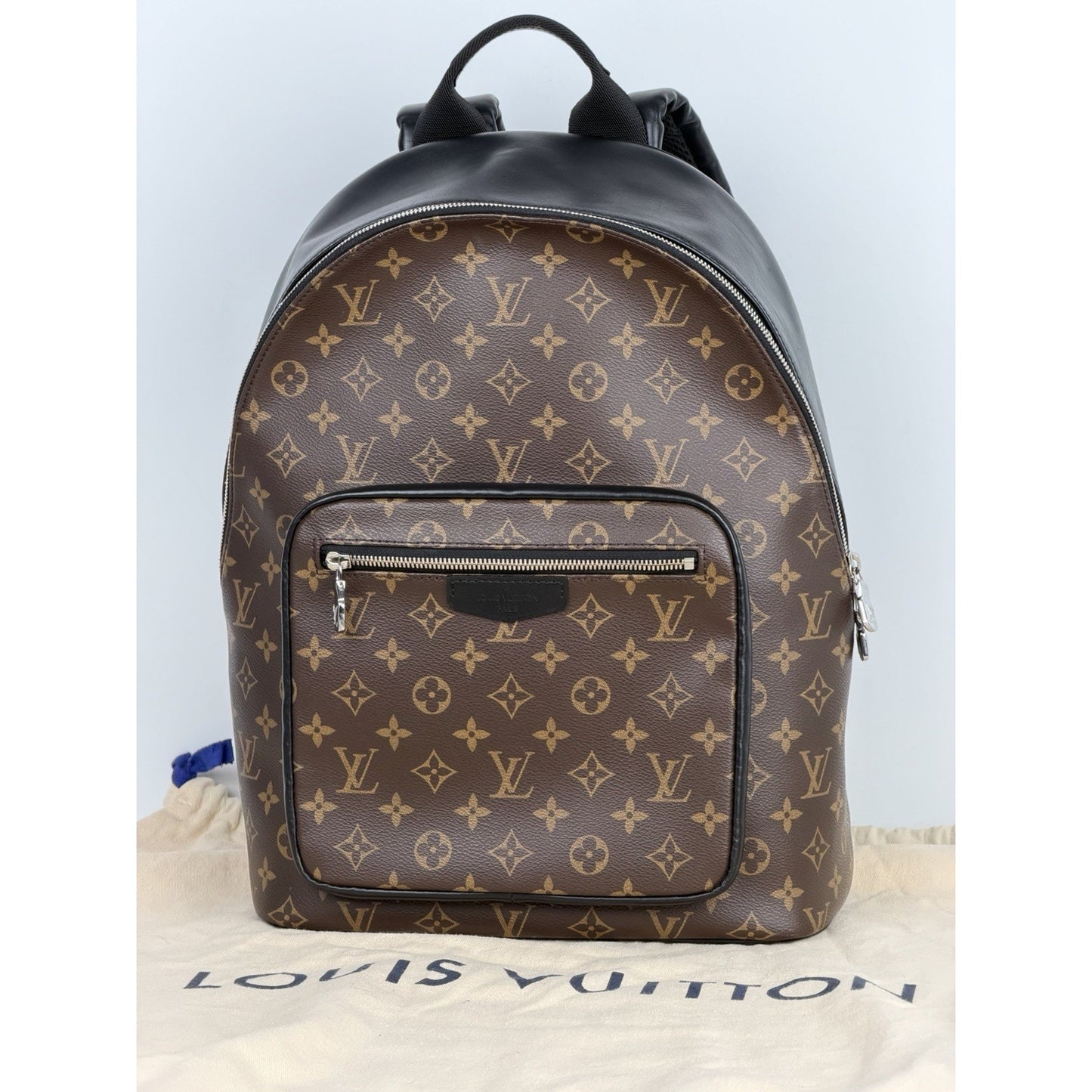 Louis Vuitton Josh Backpack in Brown Monogram Coated Canvas and Leather NFC S