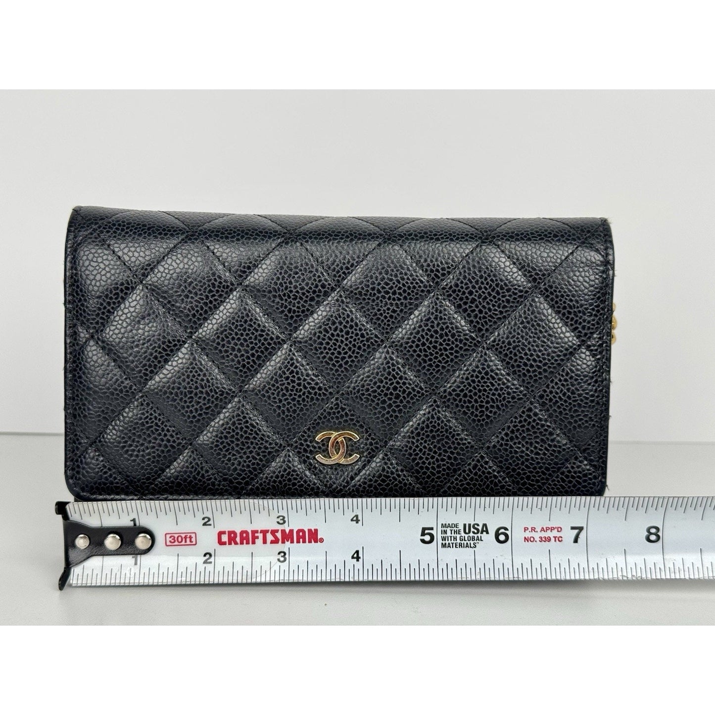 Chanel Classic Wallet on Chain in Black Caviar Leather