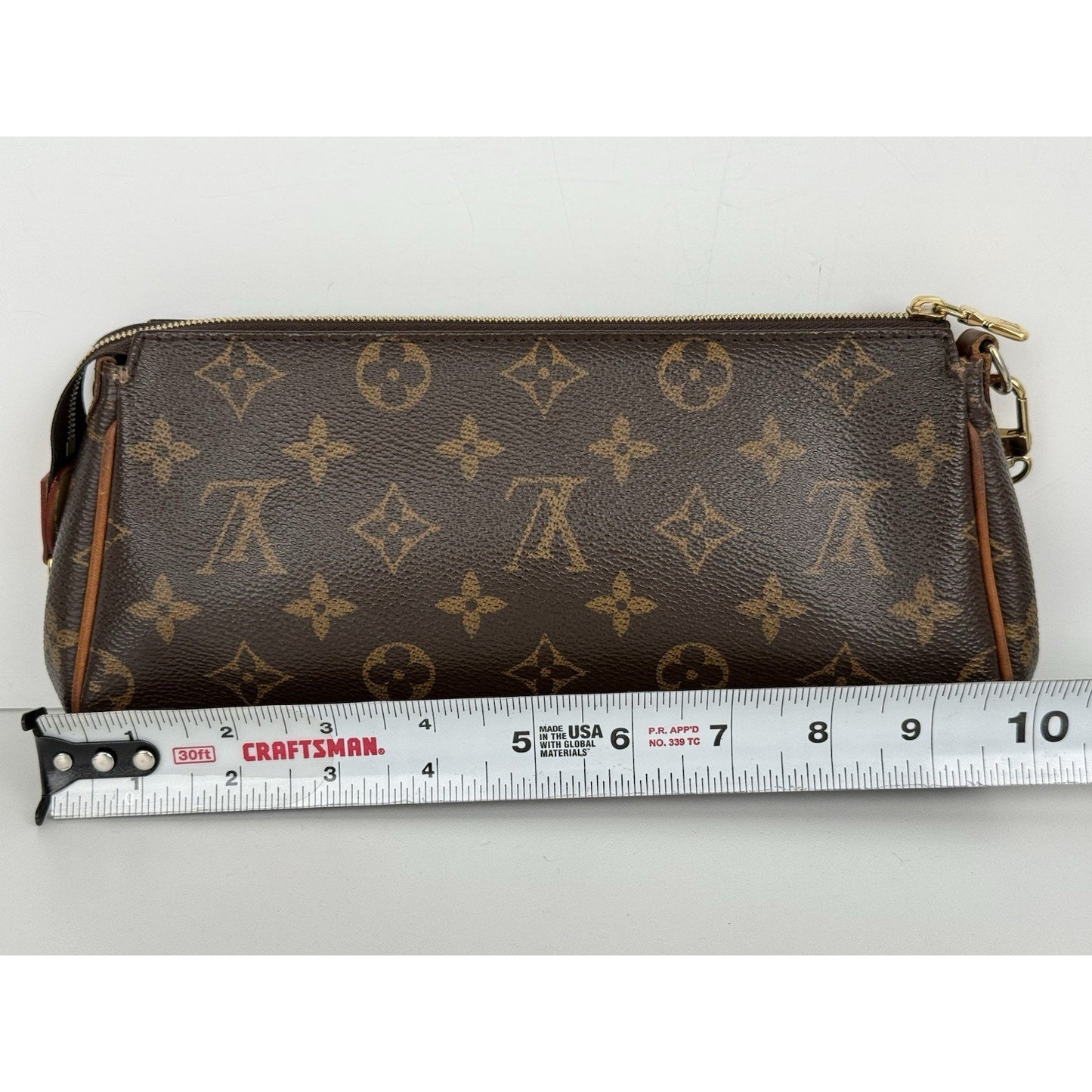 Louis Vuitton Monogram Eva Clutch Brown Canvas