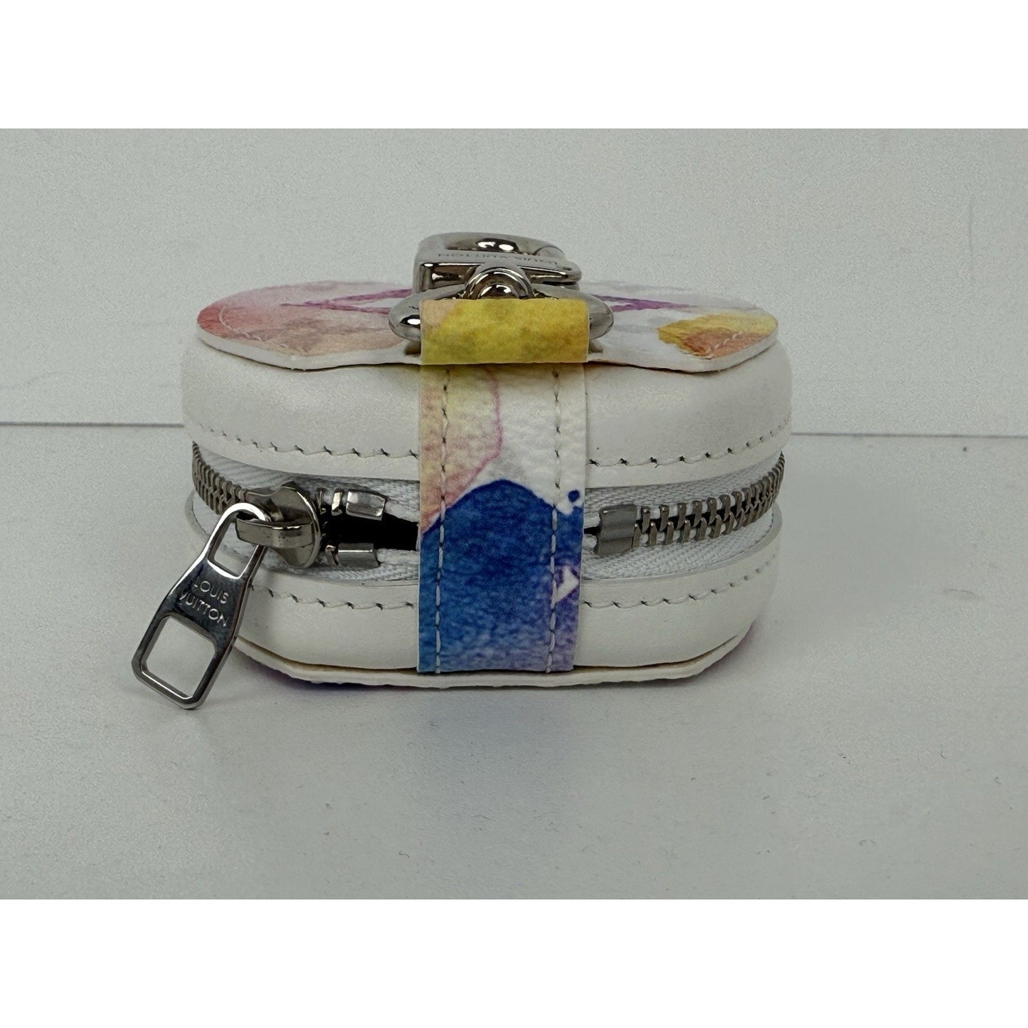 Louis Vuitton Etui Earphones Rainbow Monogram Canvas with Silver-Tone Hardware