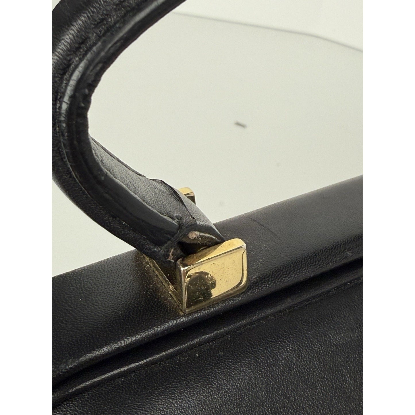 The Row Black Leather Doctor Bag
