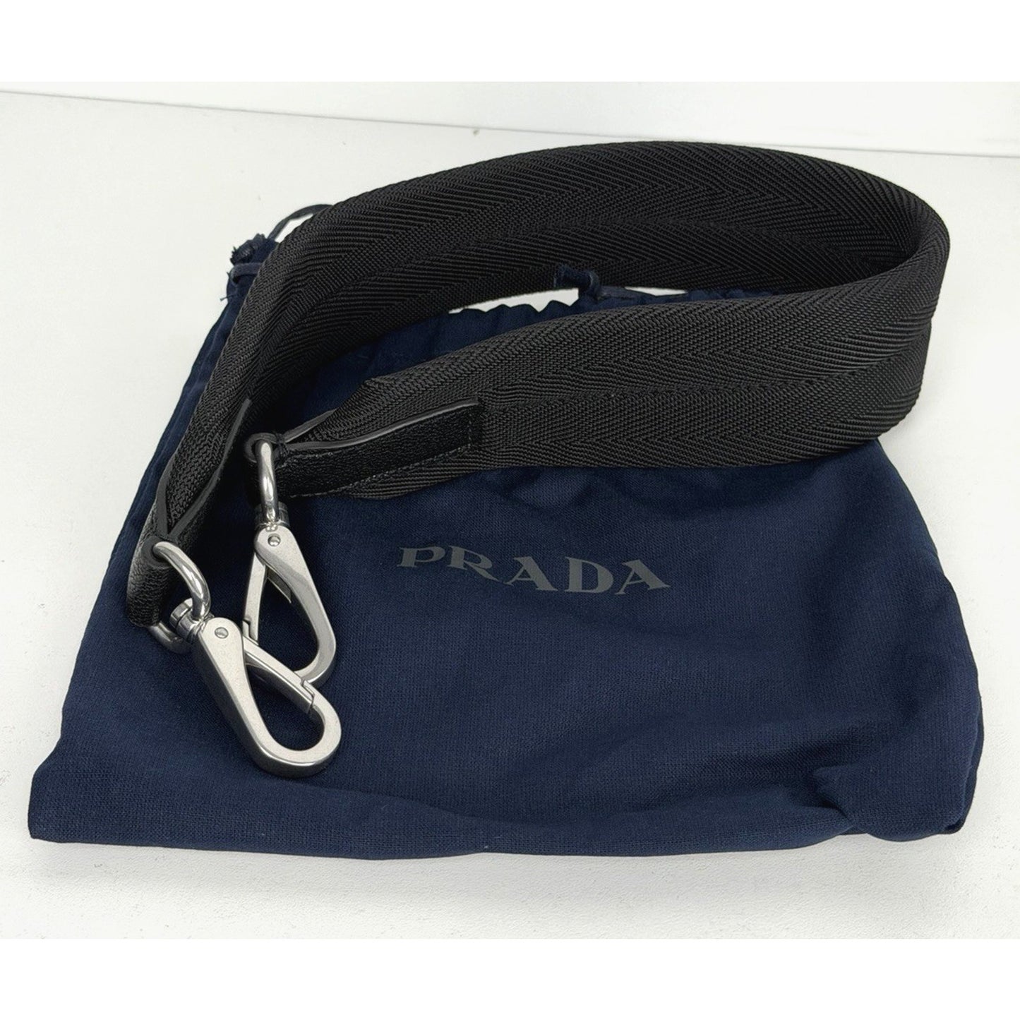 Prada Explore Leather Zip Messenger Bag in Black for Man Silver-Tone Hardware E4