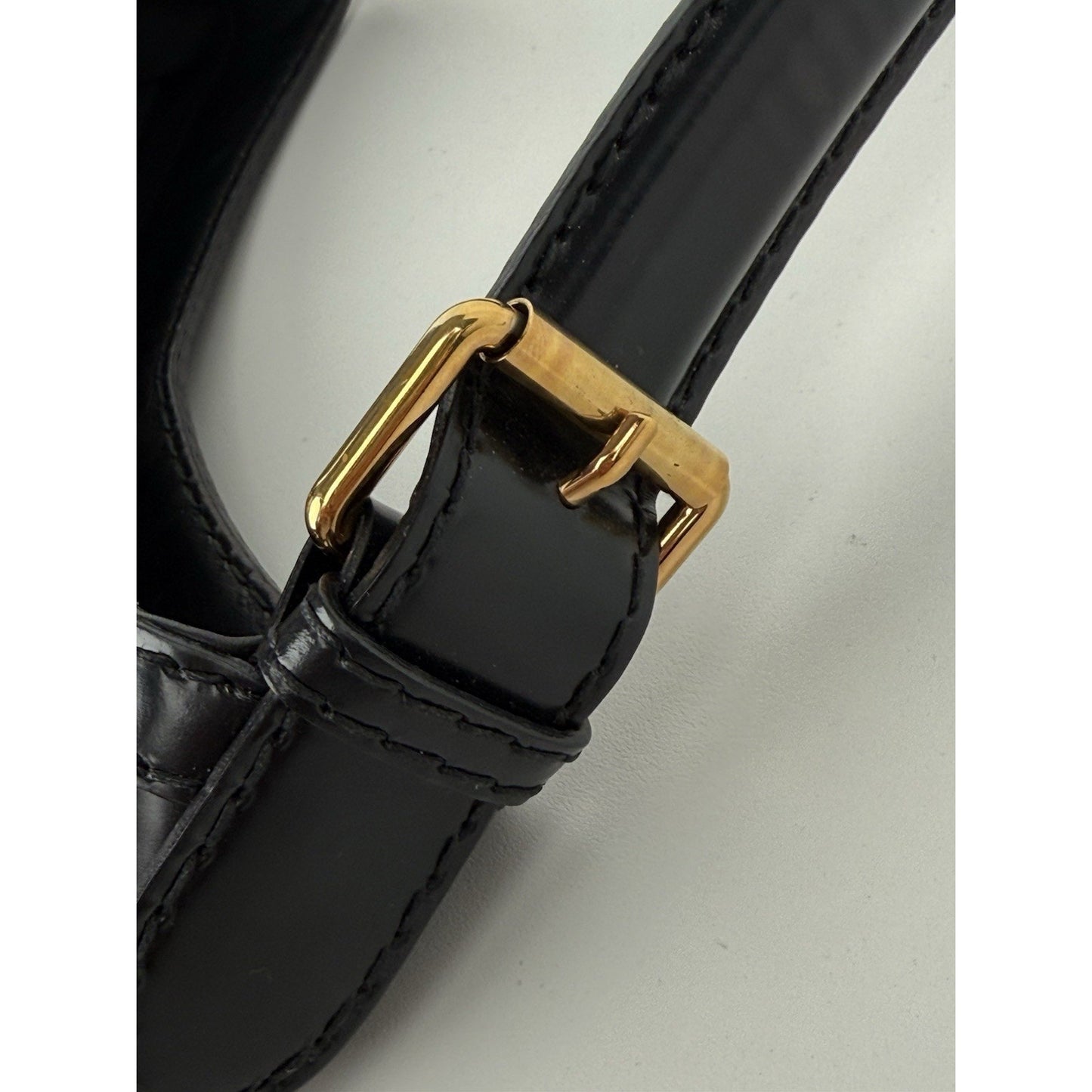 Gucci Queen Metal Bow Black Leather Hobo/Shoulder Bag