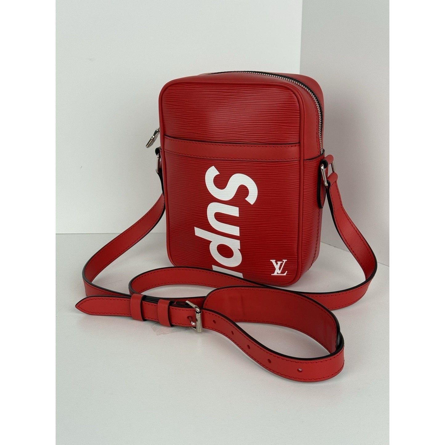 Louis Vuitton Danube PM Shoulder Bag Epi Red Leather
