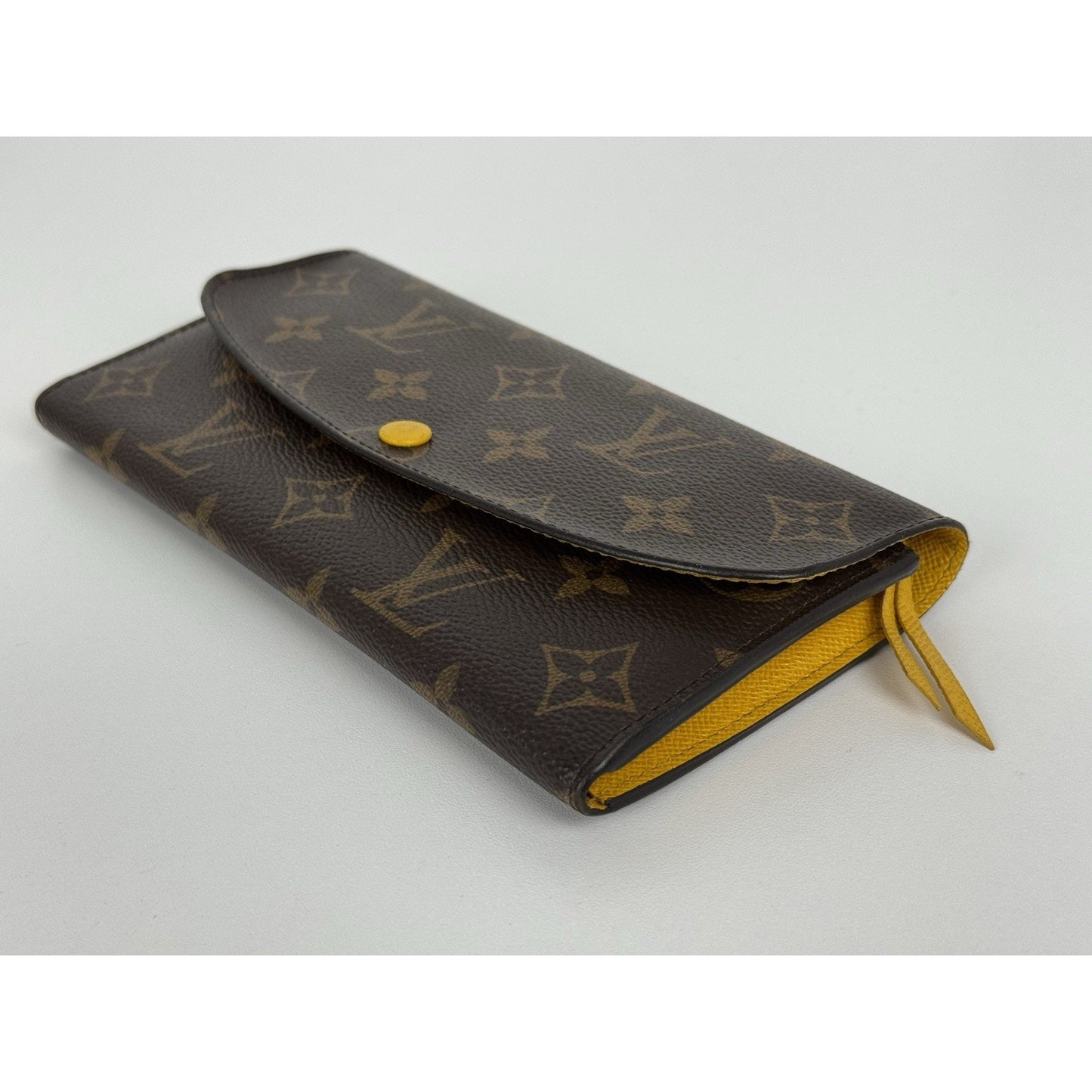 Louis Vuitton Monogram Emilie Wallet – Mimosa with Gold Hardware C-1