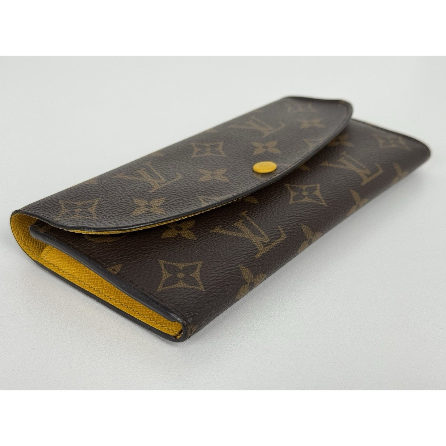 Louis Vuitton Monogram Emilie Wallet – Mimosa with Gold Hardware C-1