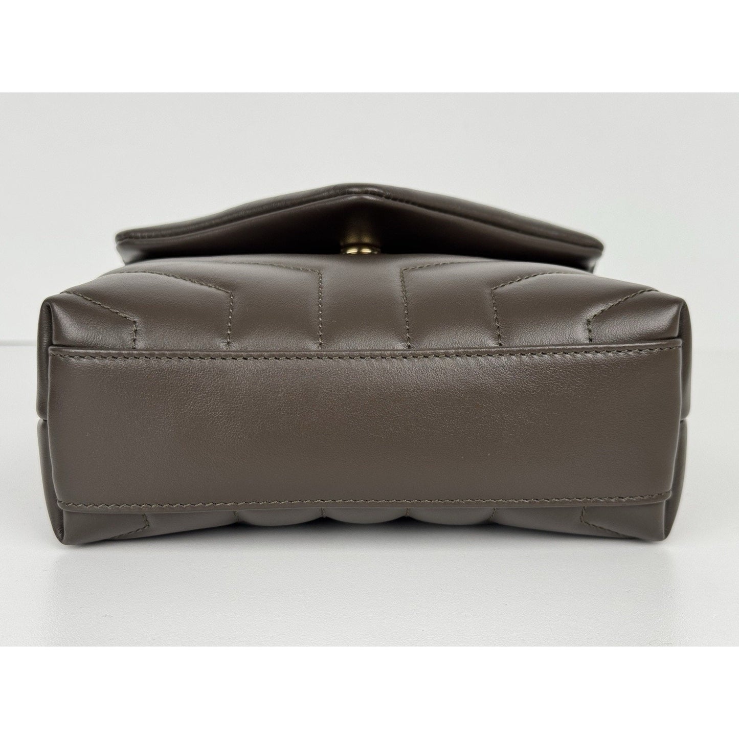 Saint Laurent Toy Loulou Y-Quilted Crossbody Bag Dark Green C-6