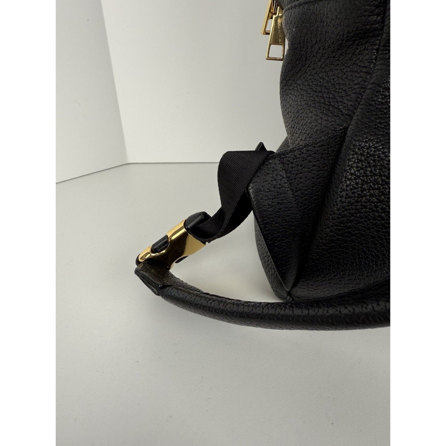 Versace Gold Medusa Logo Large Backpack