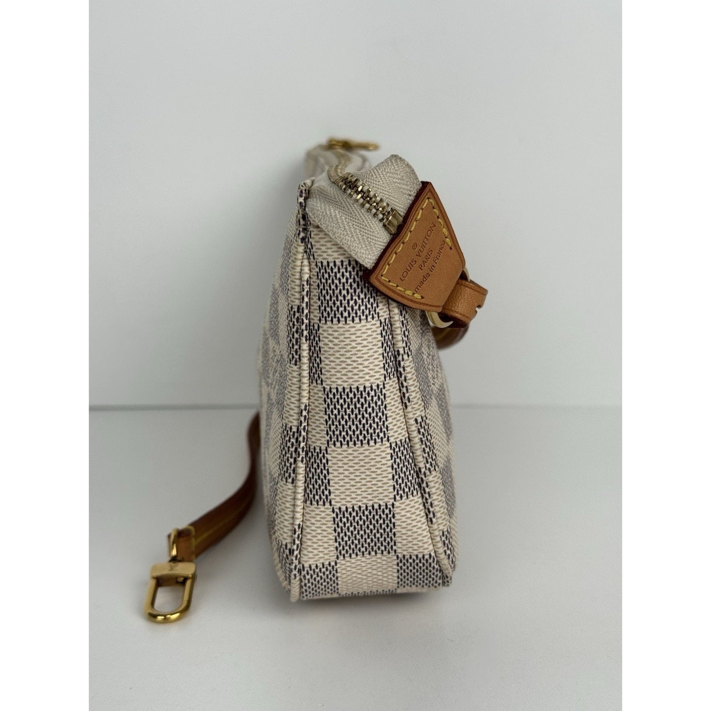 Louis Vuitton Damier Azur Pochette Accessoires with Golden Hardware C-1