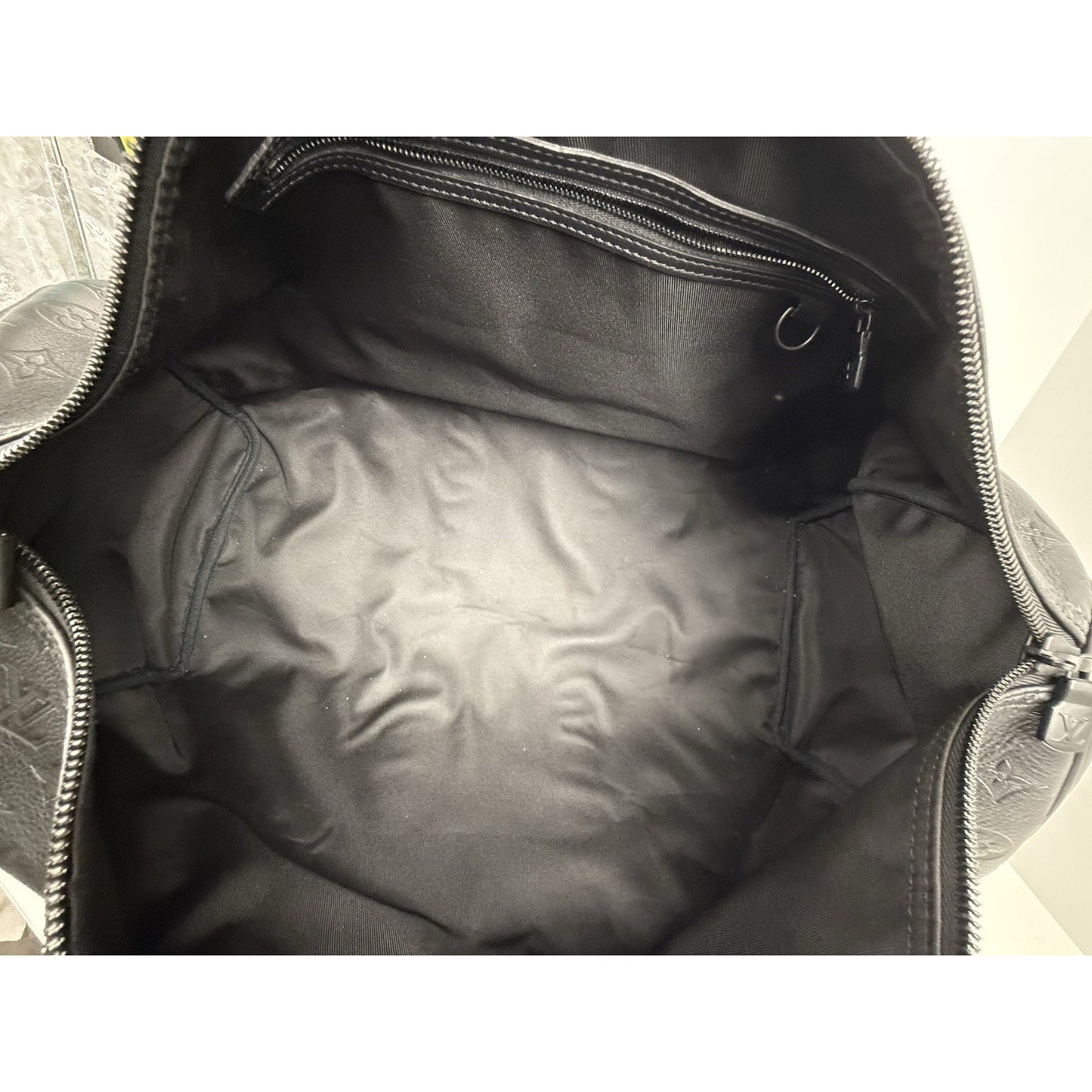 Louis Vuitton Keepall Bandouliere 50 Empriente Monogram Duffle Bag