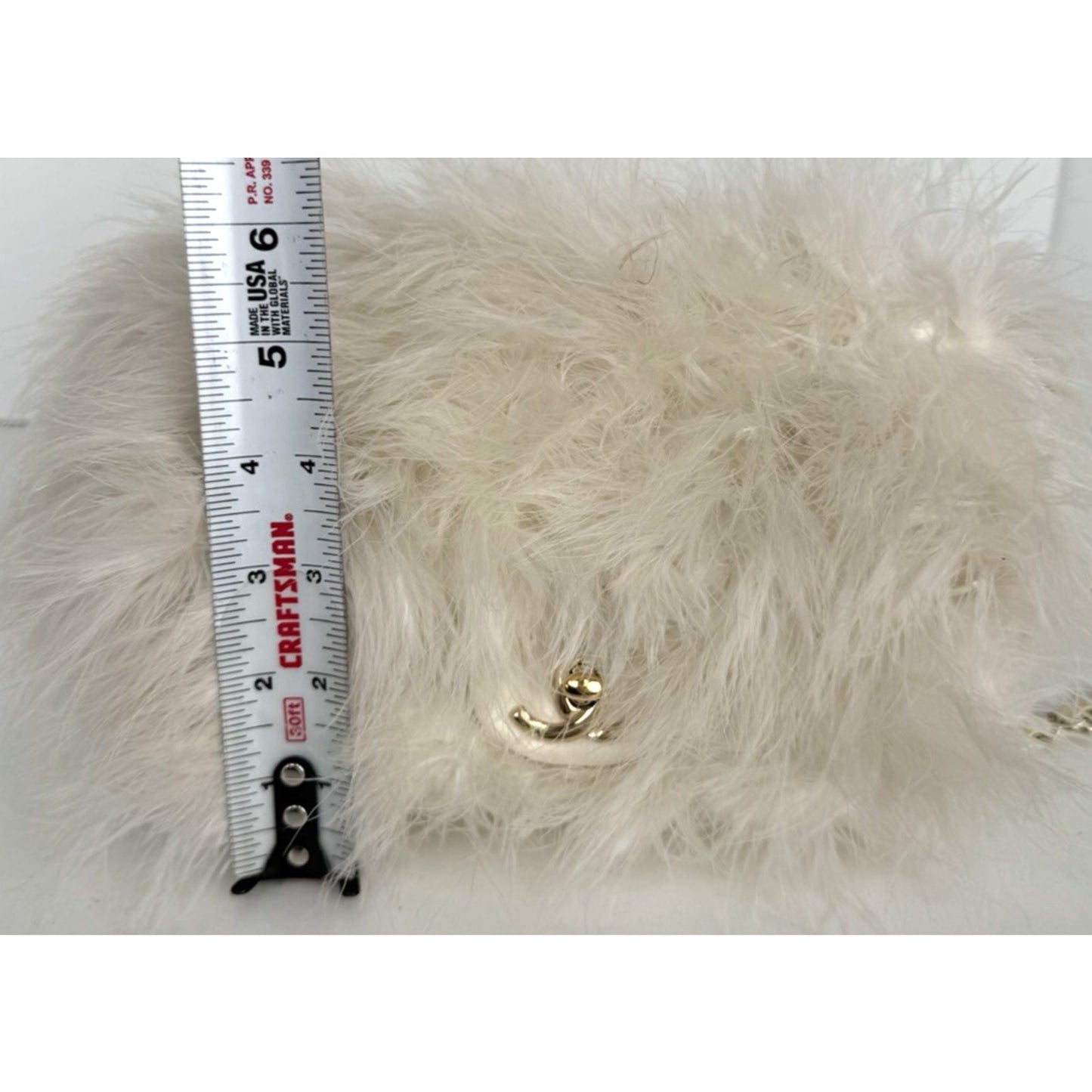 Chanel Quilted Flap Bag made with Fluffy White Feathers 2019 D-2