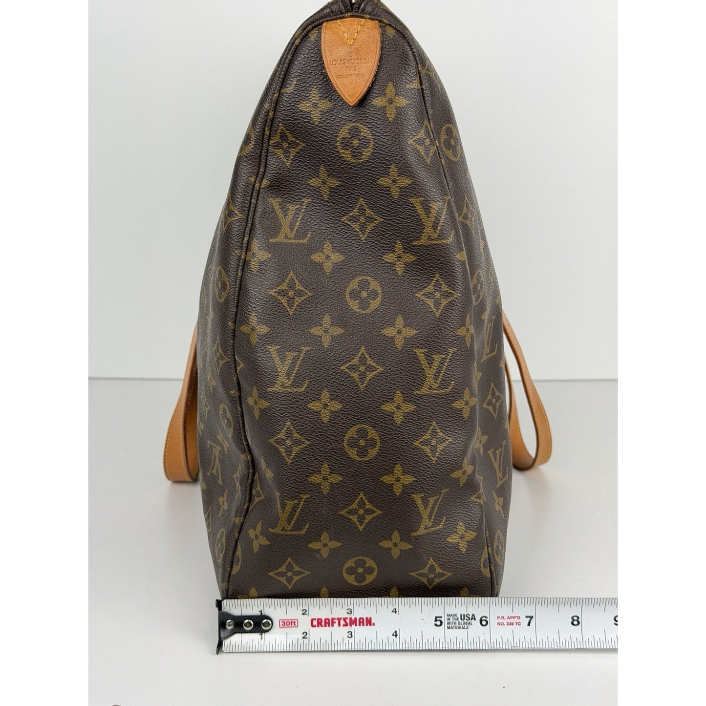 Louis Vuitton Sac Flanerie 50 Travel Bag Vintage in Brown LV Monogram 1992 S