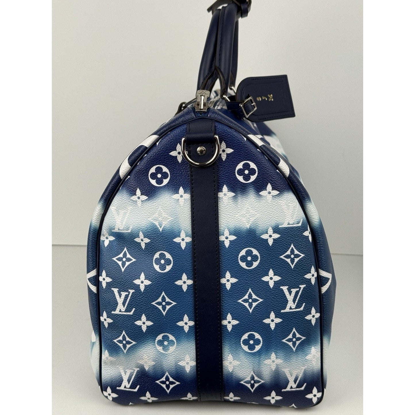 Louis Vuitton Escale Blue Keepall 50 Duffle Giant Monogram Bag