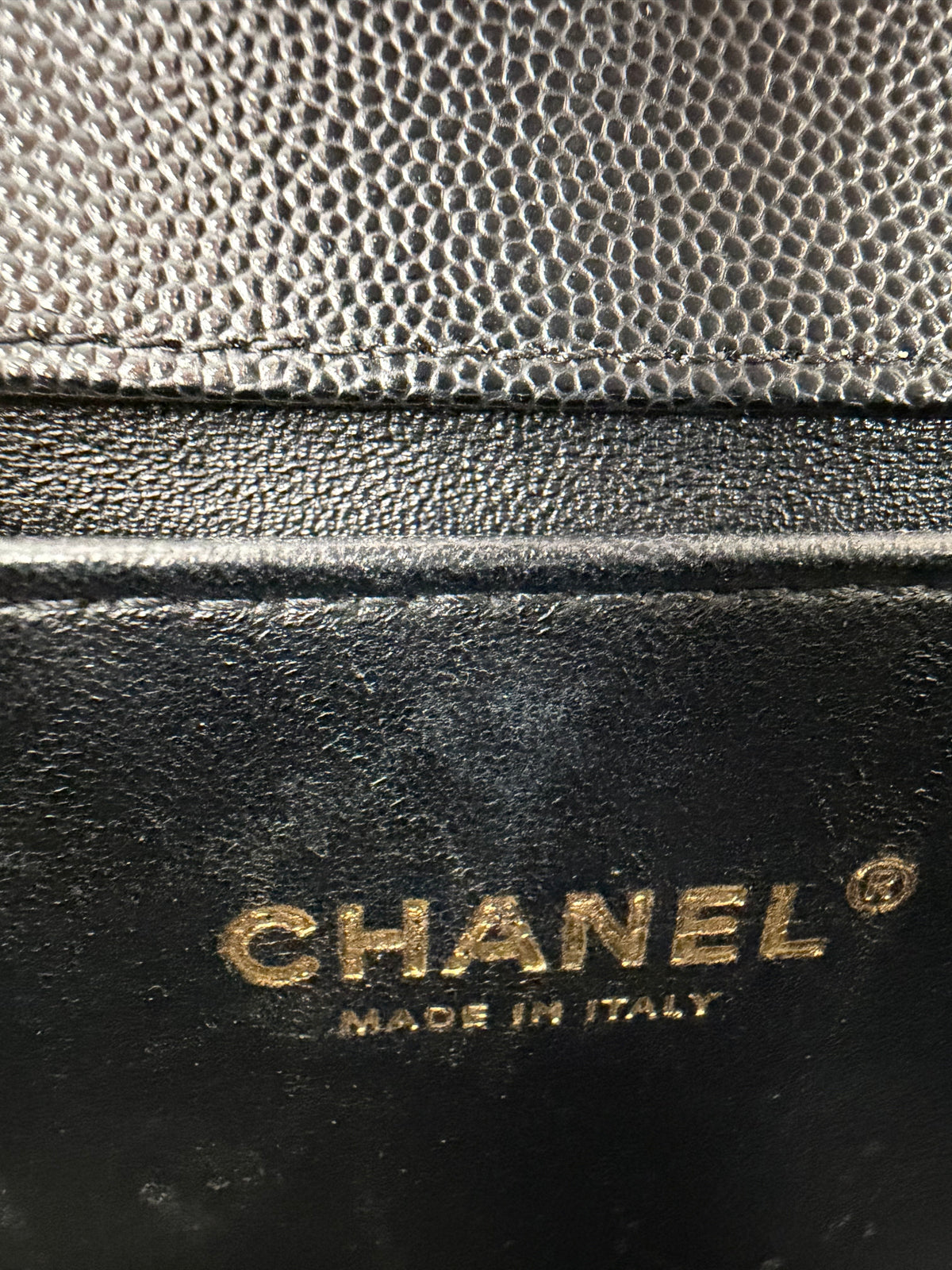 Chanel Boy Bag in Black Caviar Leather NFC YF-2