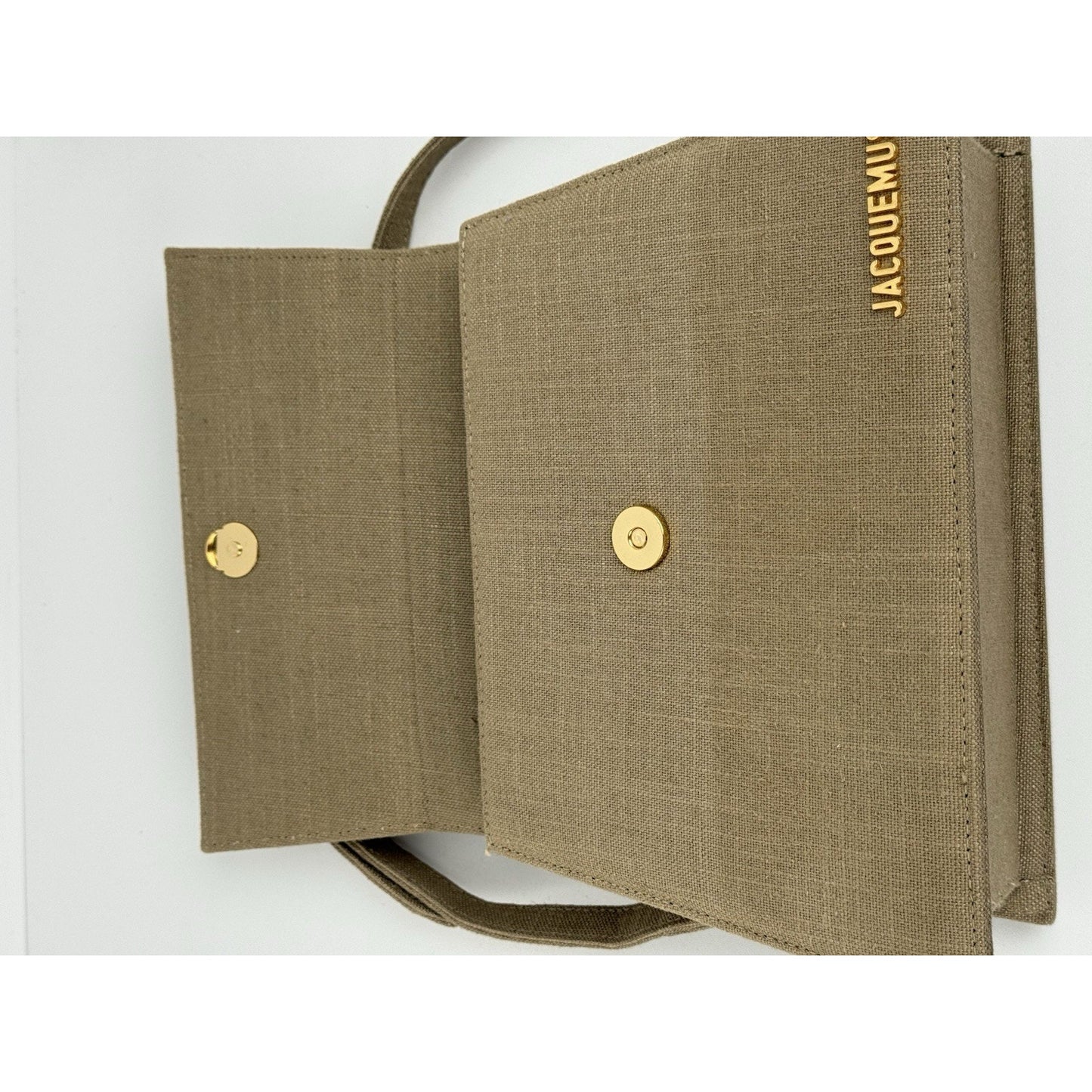 Jacquemus Brown Canvas Le Grand Chiquito Top Handle & Shoulder Bag