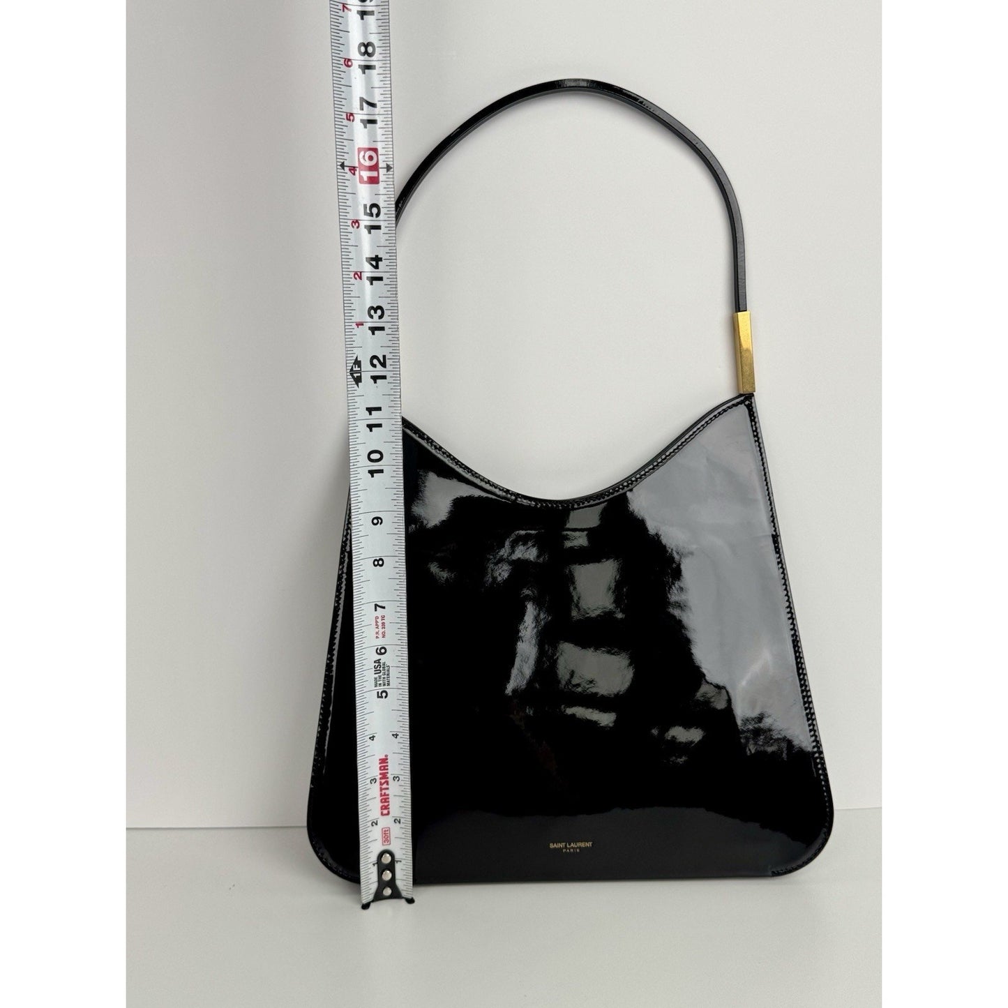 Saint Laurent Sadie Hobo Bag in patent leather