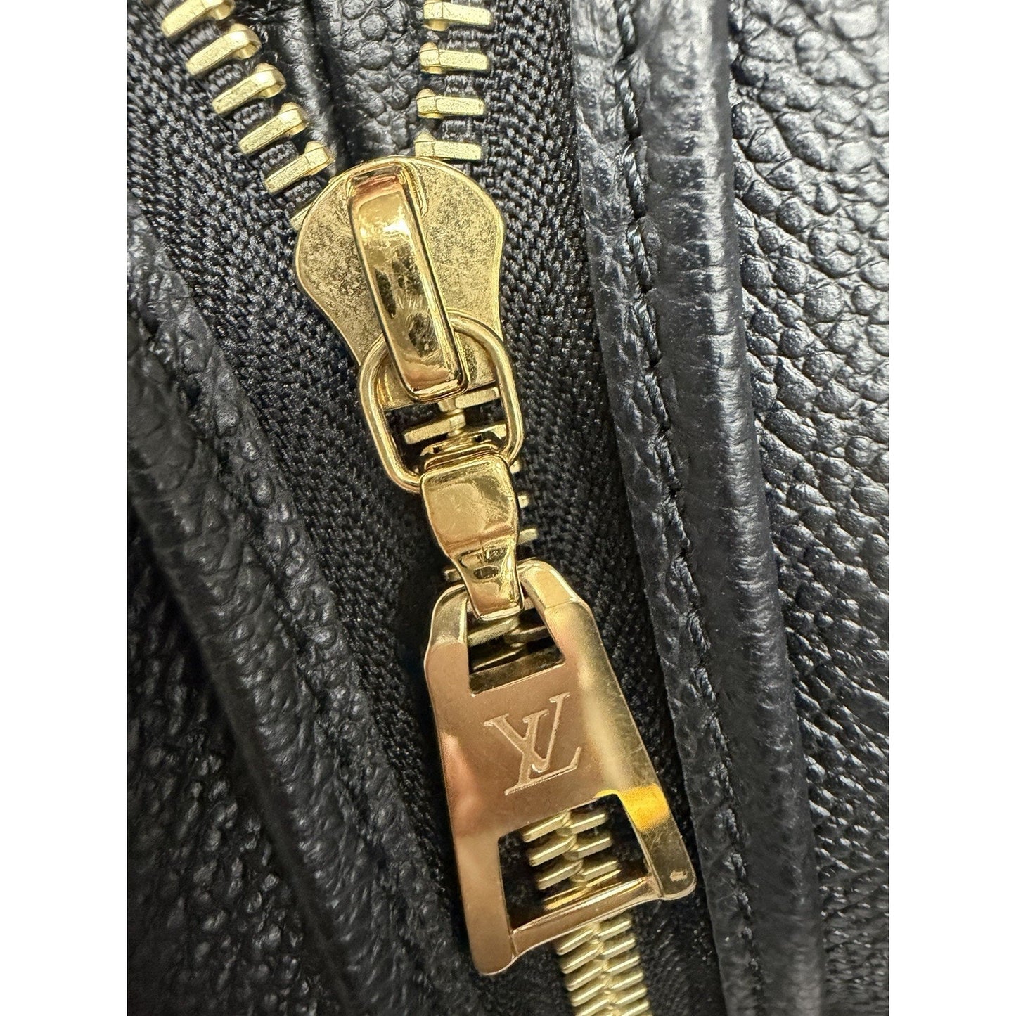 Louis Vuitton Grand Palais Shoulder Bag Black Monogram Empreinte Leather NFC F1
