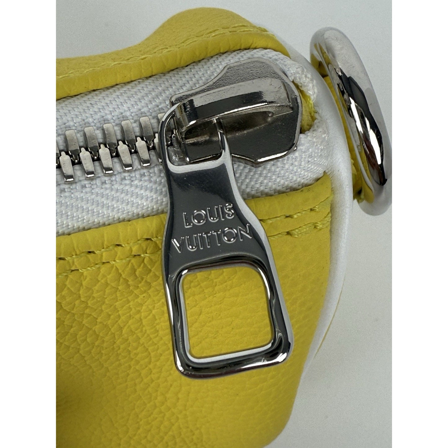 Louis Vuitton Keepall Bandouliere 45 Crossbody XS Yellow Leather Women's Bag