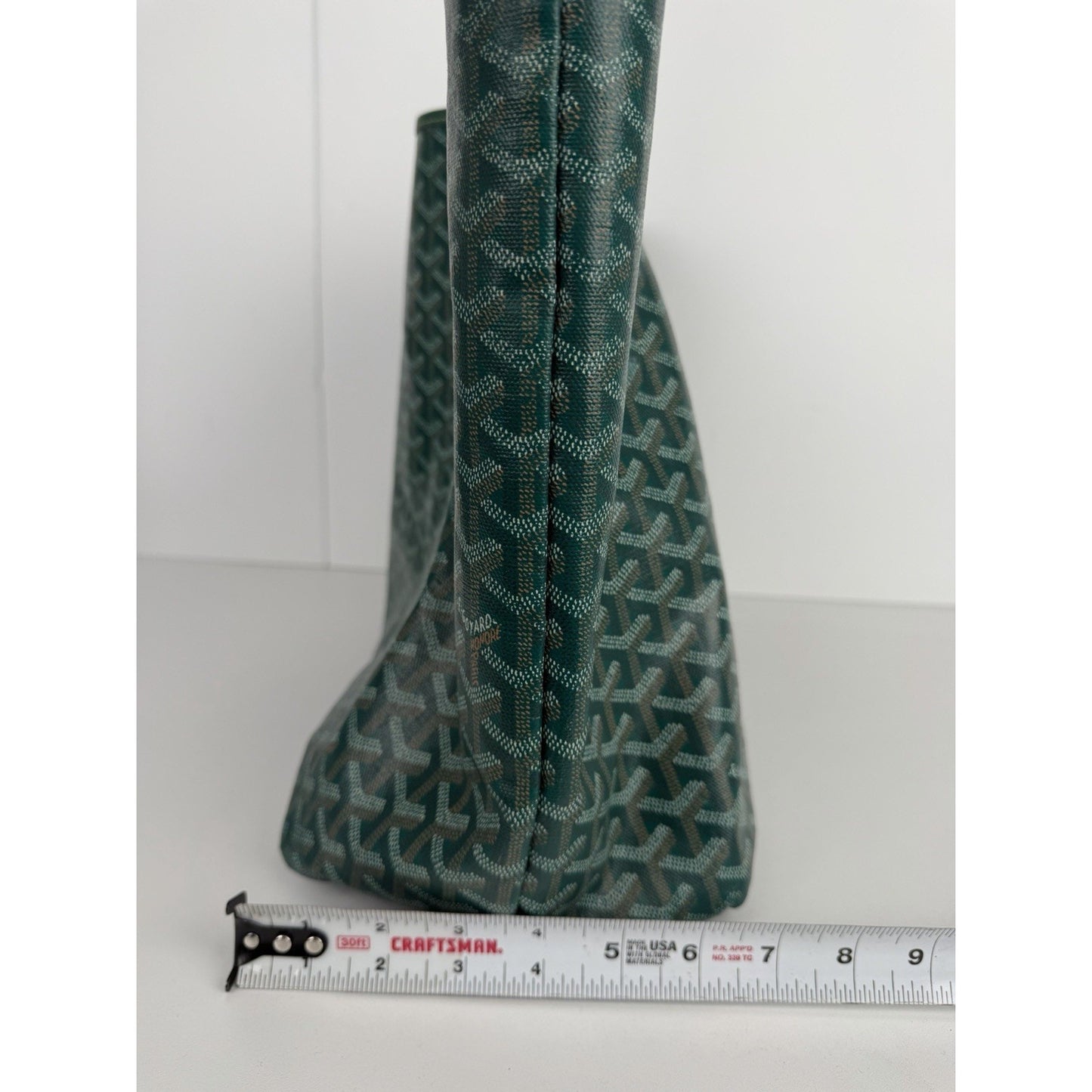 Goyard Saint Louis Tote Bag GM in Green Goyardine Coated Canvas B-4