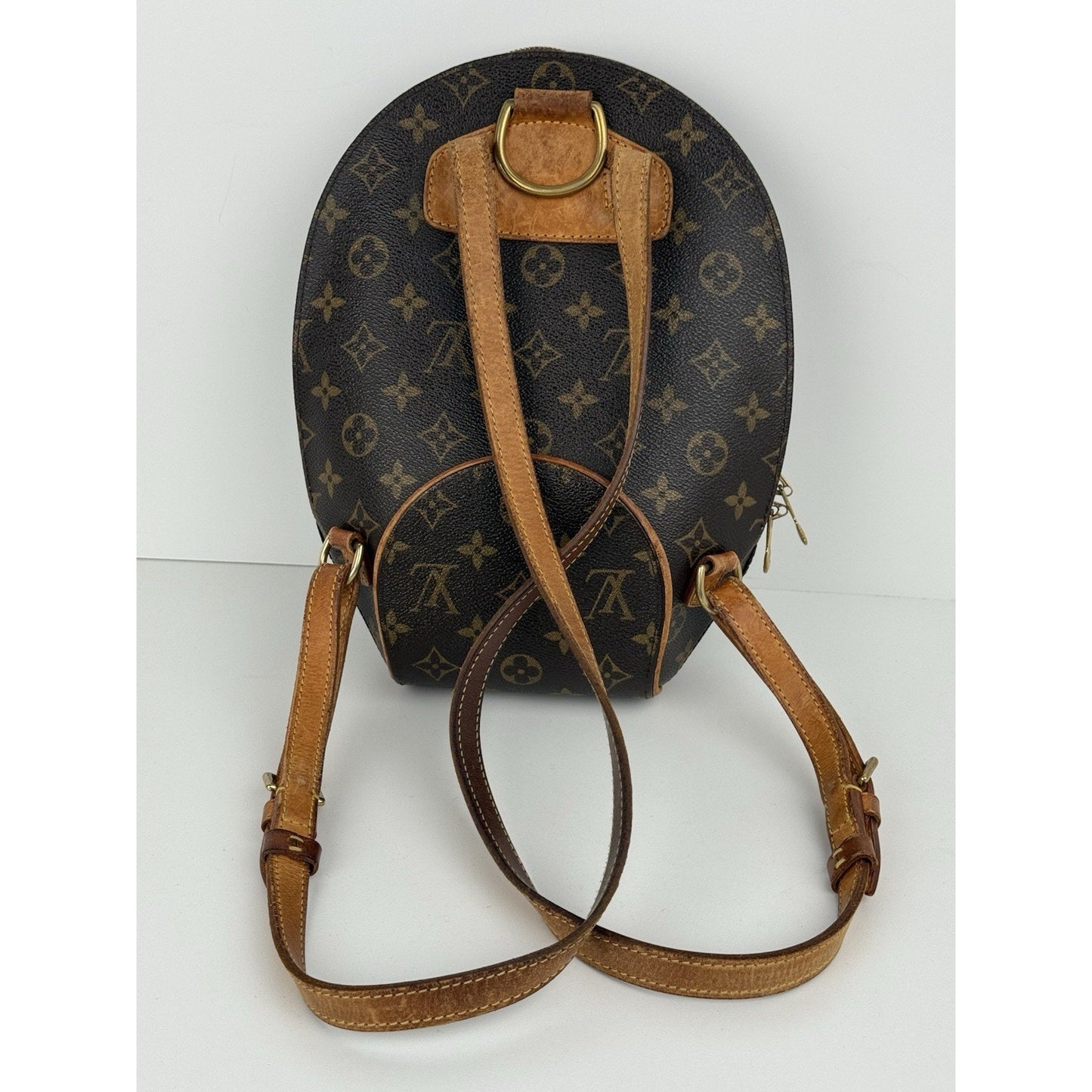 LOUIS VUITTON Ellipse Sac à Dee Brown Monogram Coated Canvas Women"s Backpack