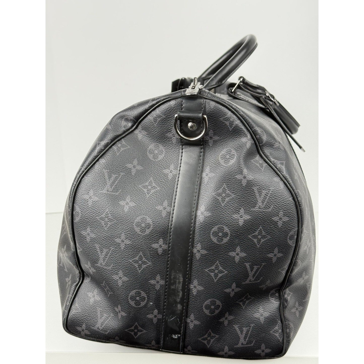 Louis Vuitton Keepall Bandouliere 55 Damier Graphite Duffle Bag